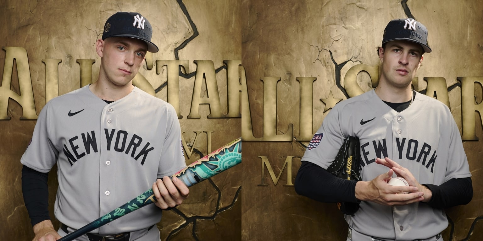 Ben Rice and Cam Schlittler celebrate first-time All-Star selections for the Yankees