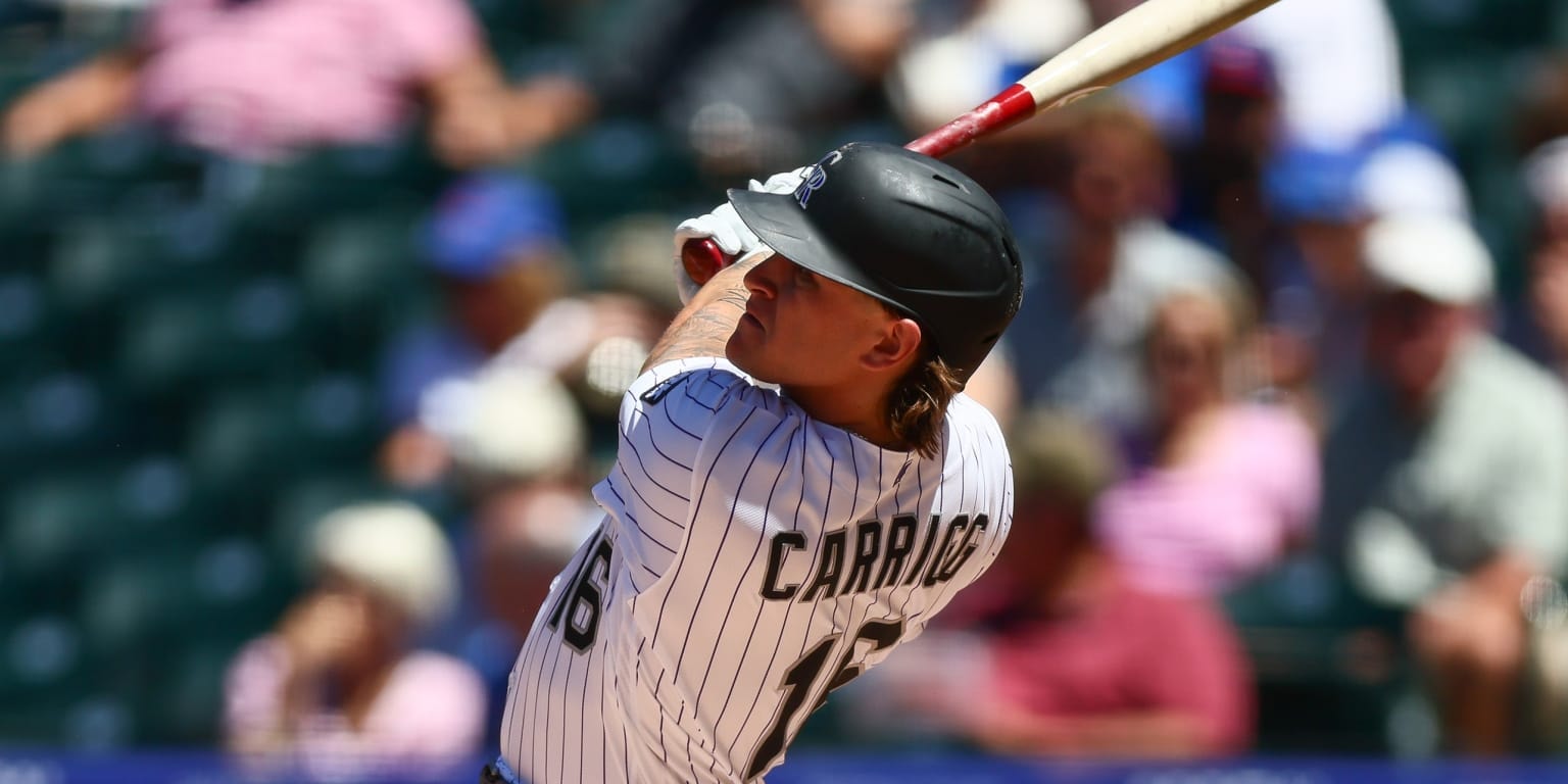 Carrigg breaks through with first MLB homer, but Rockies fall to Cubs at Coors Field