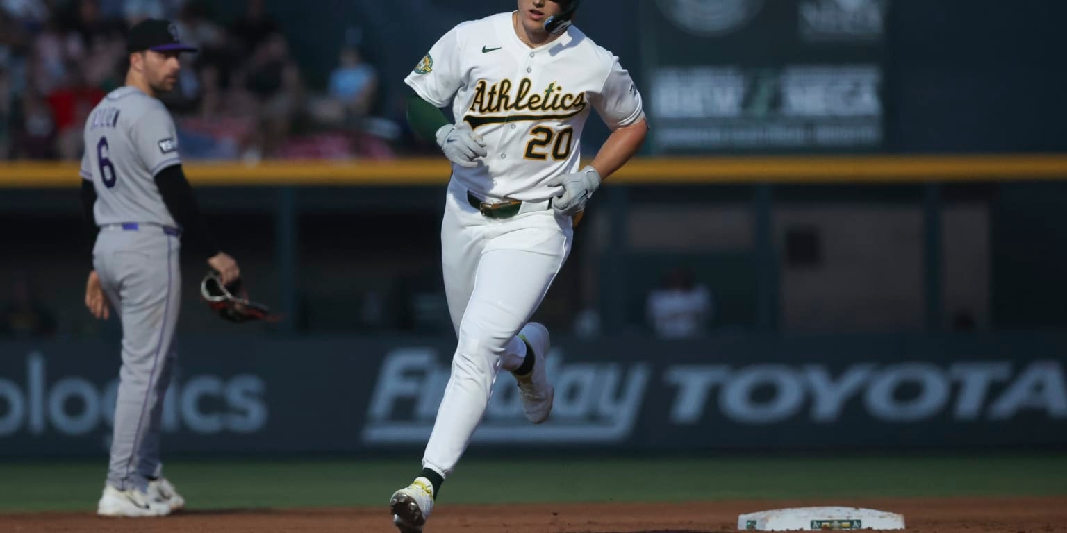Athletics rally in Las Vegas, string of wins lifts them to .500 for first time since May