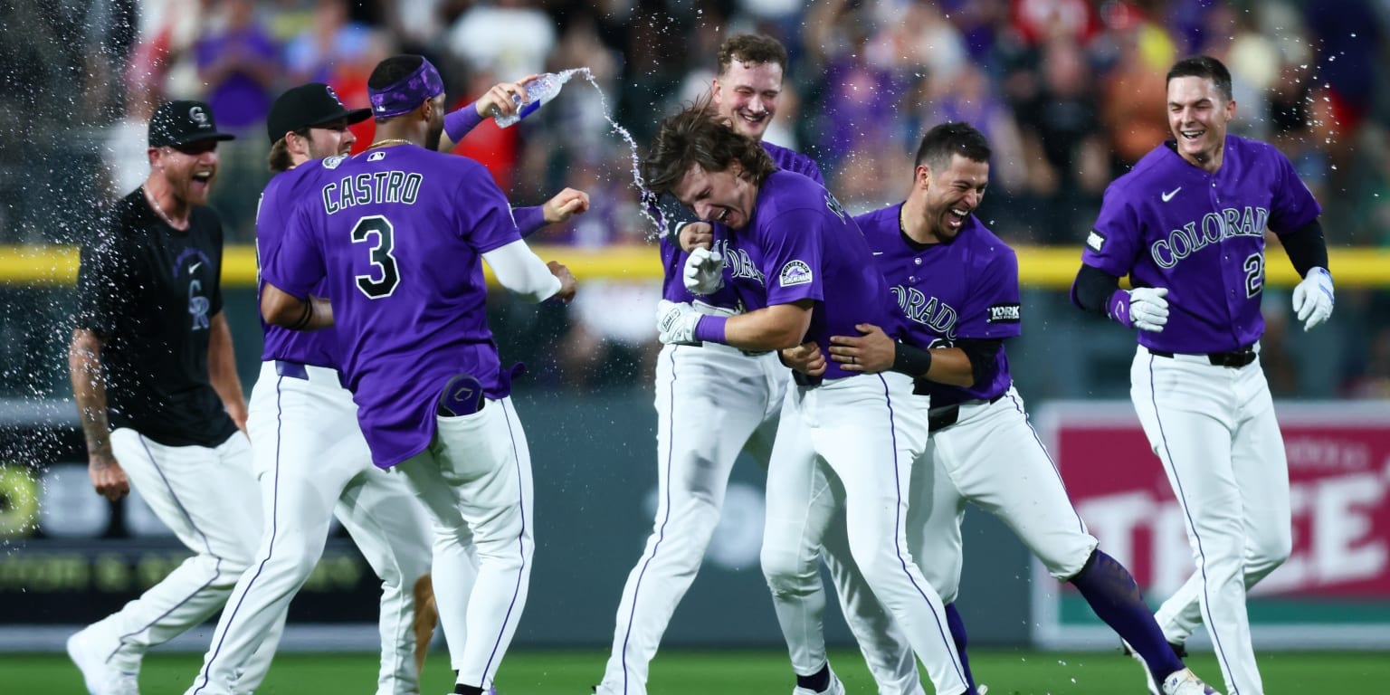Jake McCarthy’s walk-off triple caps Rockies’ wild 9th-inning rally to beat Red Sox, 3-2