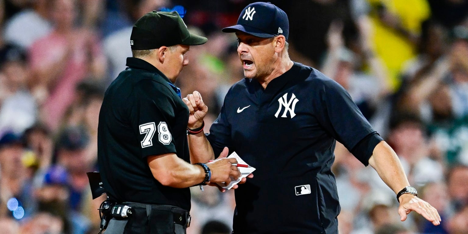 No-hit into the eighth, Yankees rally then fall late at Fenway after Boone’s lineup tweak