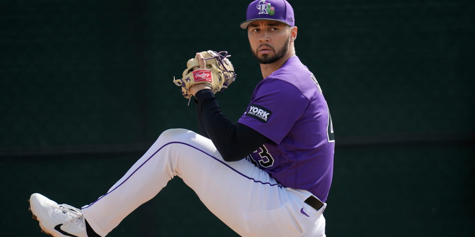 Hughes turns a first MLB day into a homecoming, with Rockies teammate Troy Johnston nearby