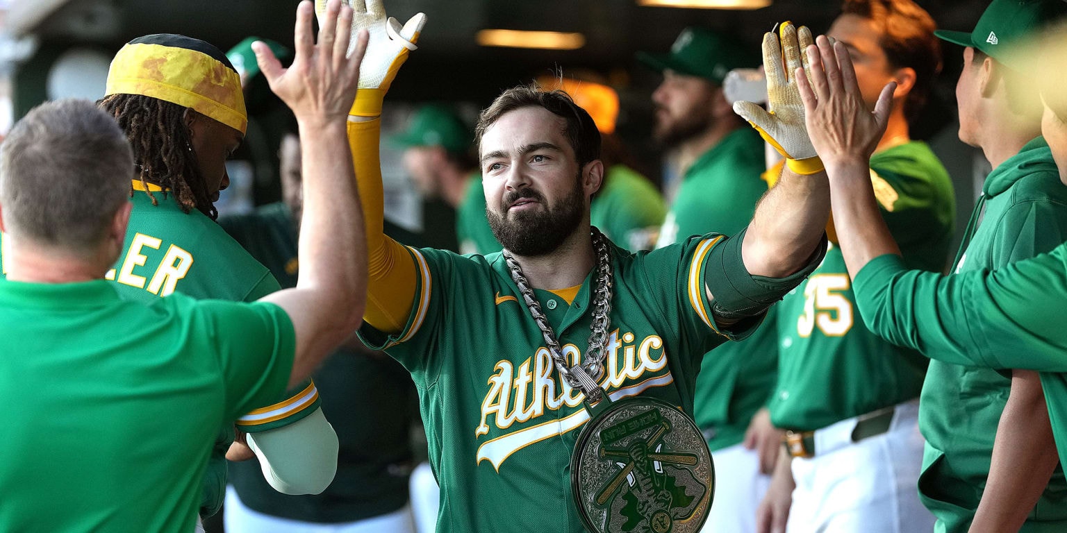 Shea Langeliers’ 433-foot homer turns into a loud All-Star reminder for Athletics
