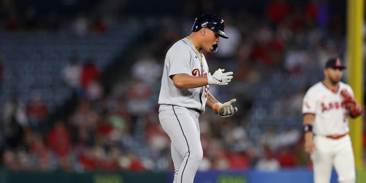 Hao-Yu Lee’s late double lifts Tigers from brink, prevents shutout in Anaheim