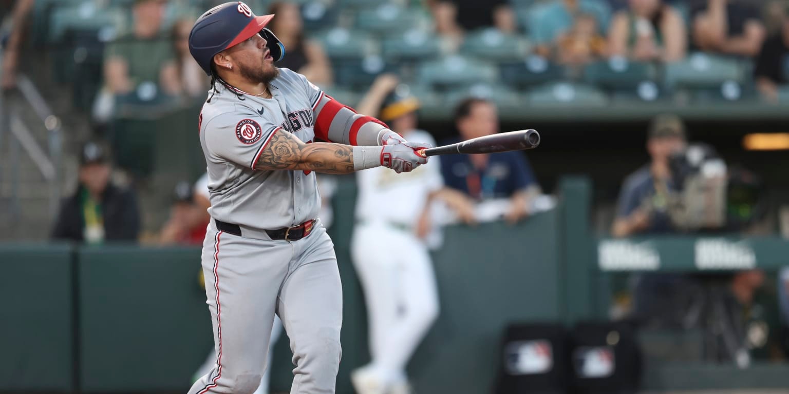 Andrés Chaparro powers a 23-run outburst as Nationals turn the page after an All-Star slump