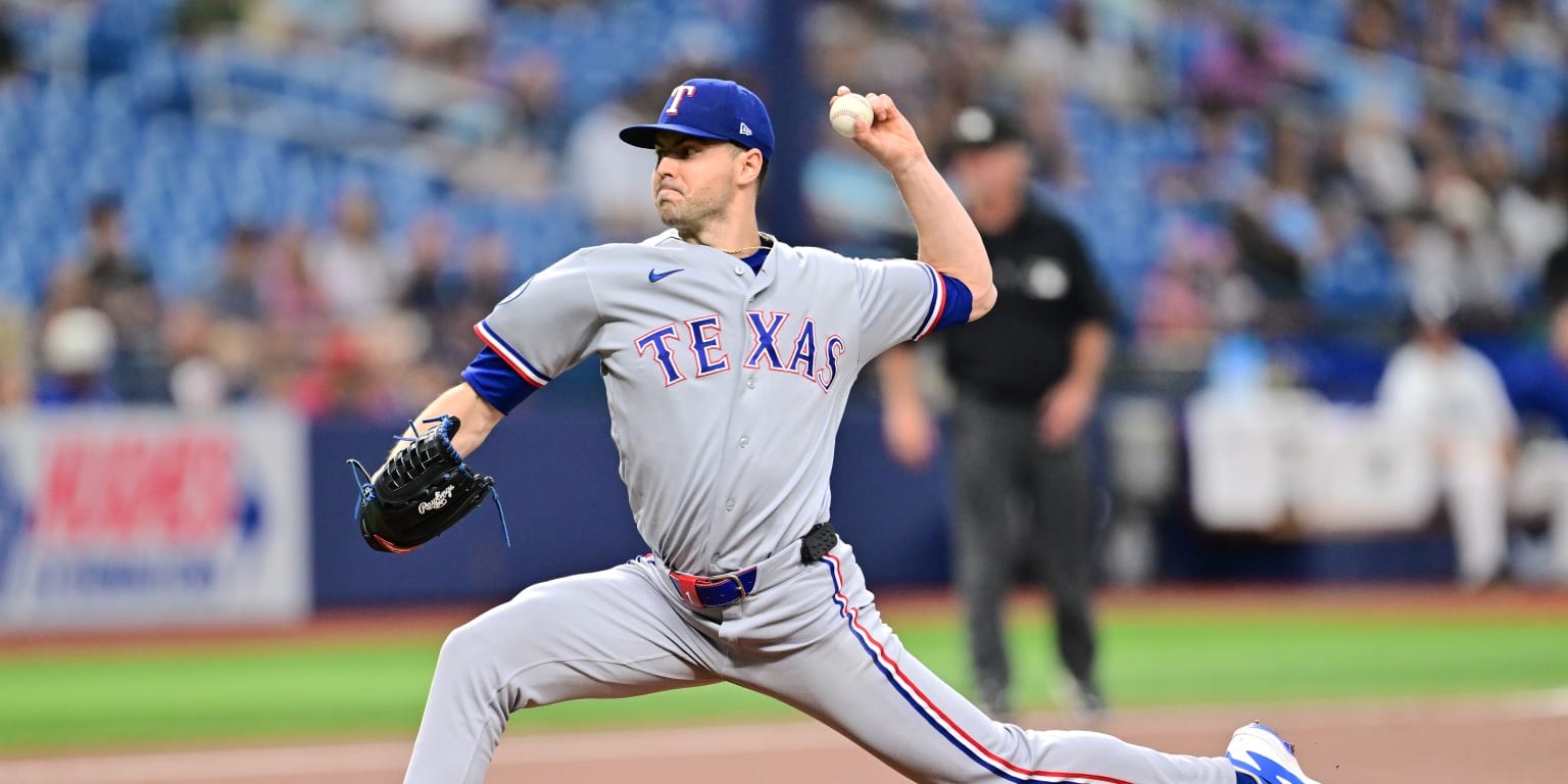 After a shaky start, MacKenzie Gore finishes strong in Rangers’ 3-0 loss at Tampa Bay