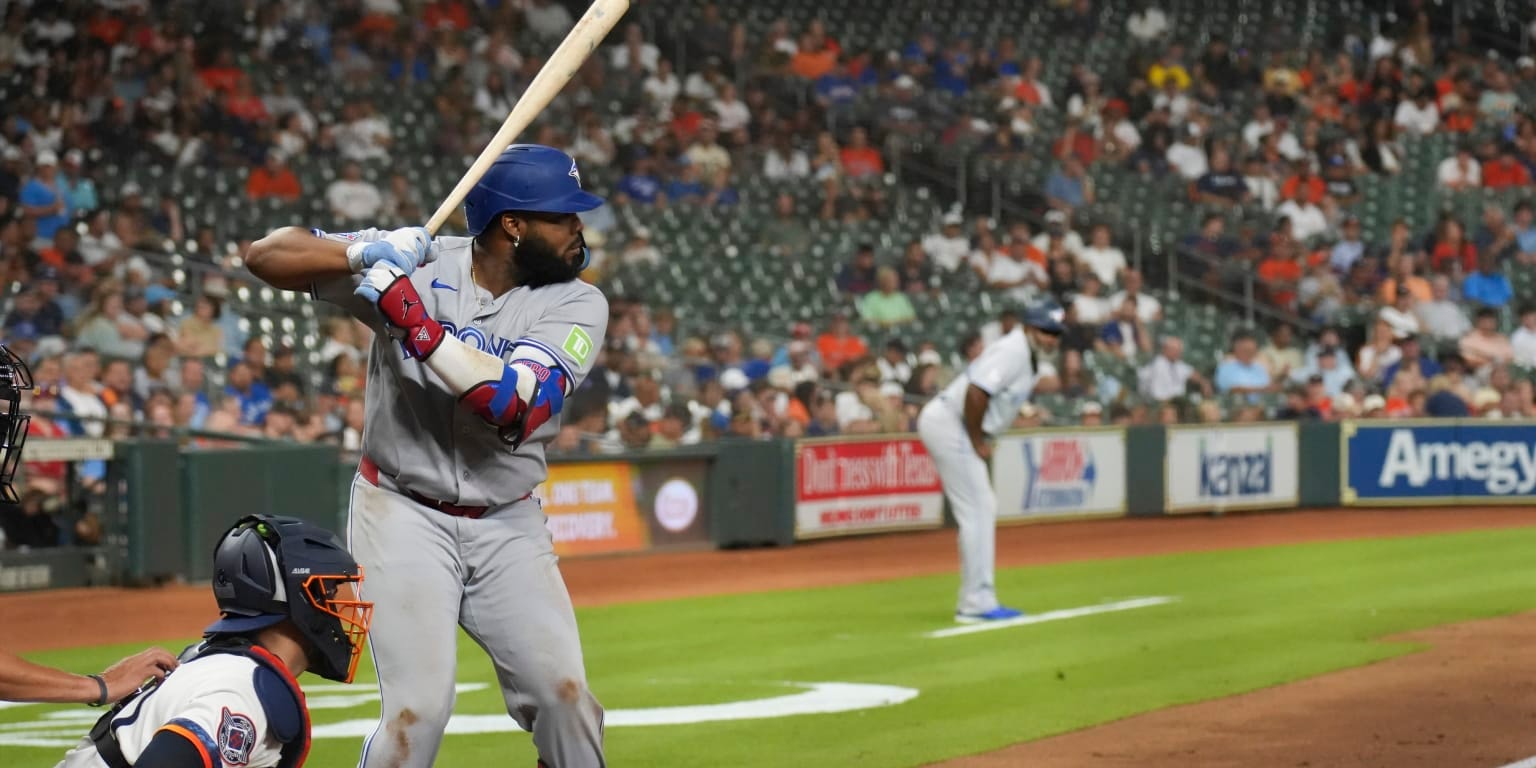 Vladimir Guerrero Jr. sits for Blue Jays in Houston finale with hamstring tightness