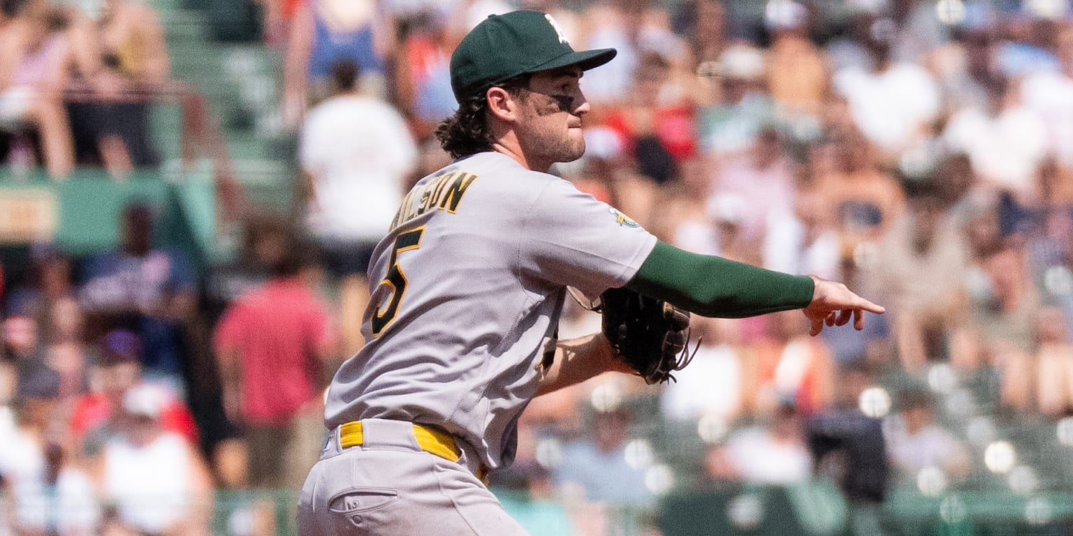 A’s place shortstop Jacob Wilson on IL with shoulder issue, as Nick Kurtz also expected to miss rest of 2026