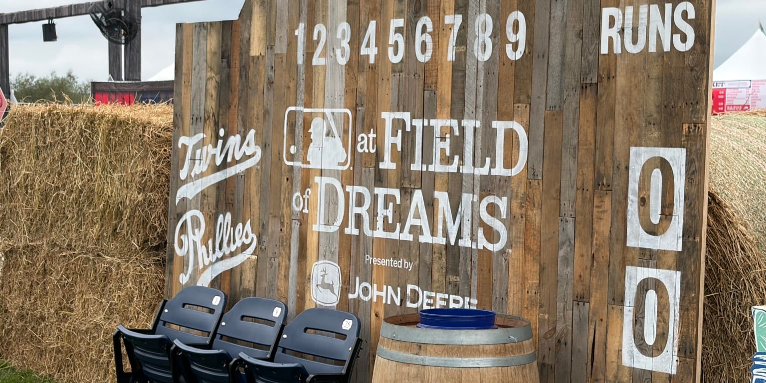 Schwarber and the Phillies trade familiar routines for Iowa’s Field of Dreams for matchup with the Twins