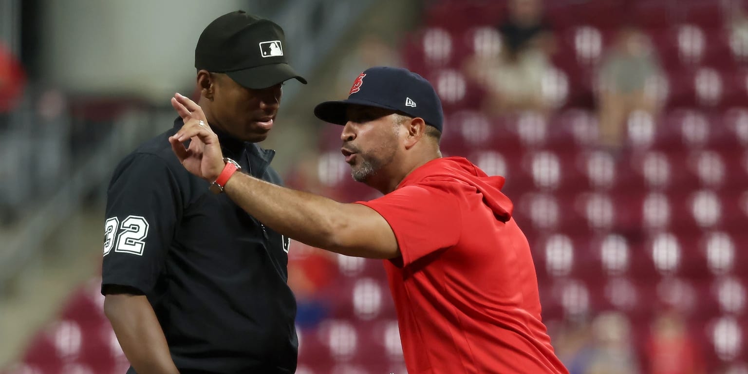 Oli Marmol ejected in 10th inning after altercation with umpiring during Cardinals’ 6-5 loss to Reds