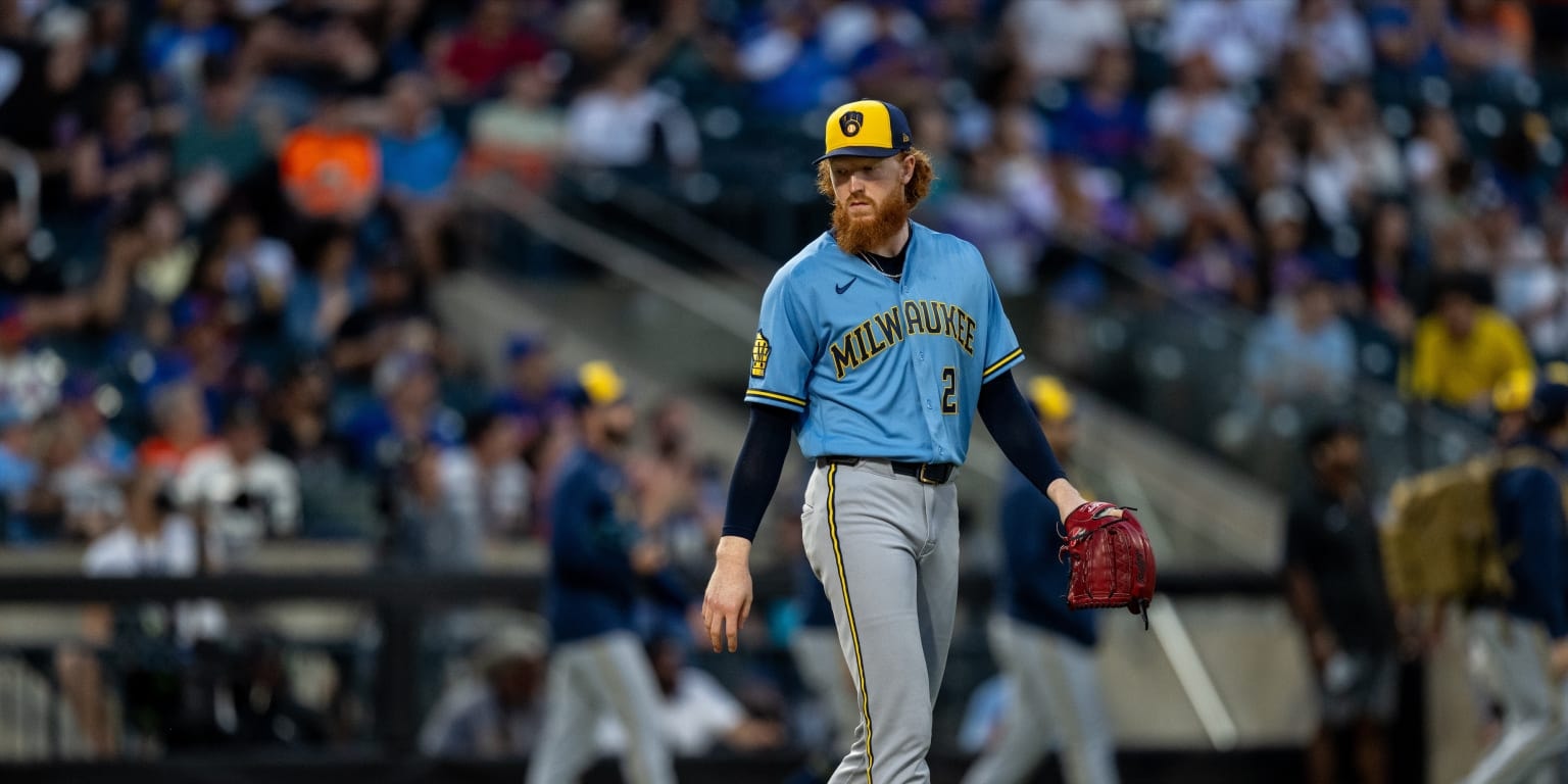 Dustin May exits after first pitch rockets back at 106 mph as Brewers’ bullpen braces early