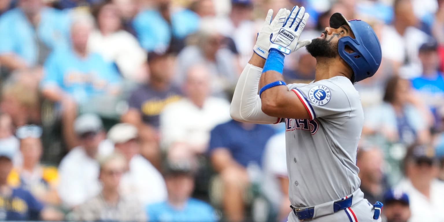 Ezequiel Duran’s homer and 3 RBIs give Rangers a late-day answer in Milwaukee