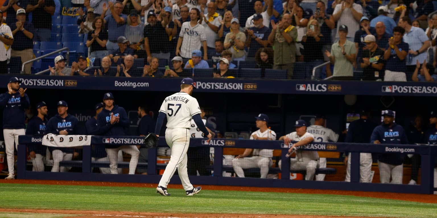 Rays’ ALCS Game 1 slip: Rasmussen settles in, bullpen finishes the job the wrong way