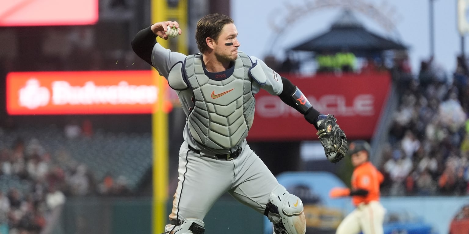 Dillon Dingler’s Gold Glove case, explained: How the Tigers’ catcher became MLB’s best two-way version of the position