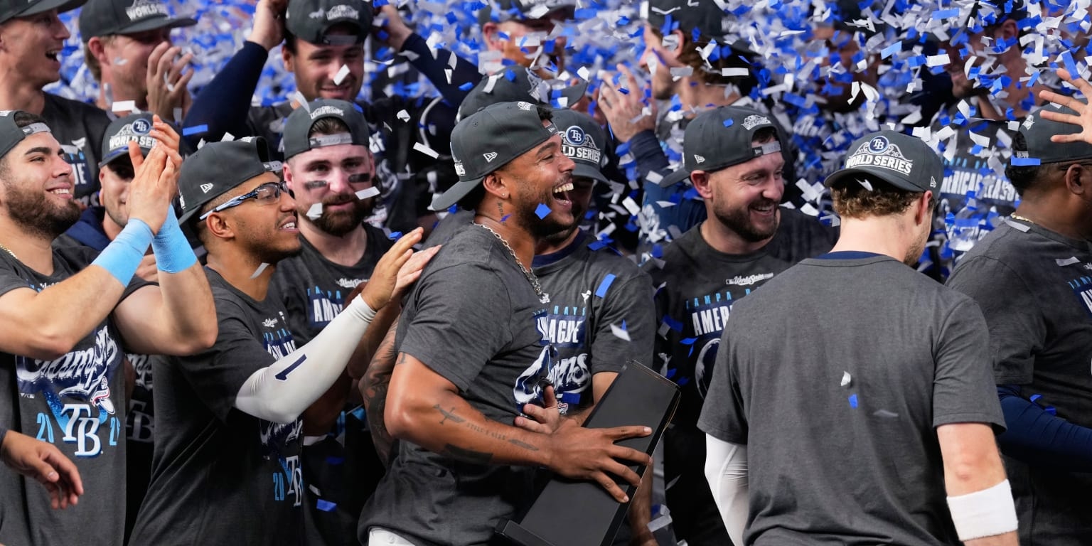 Rays party with the pennant in hand, then set sights on keeping the momentum into the World Series