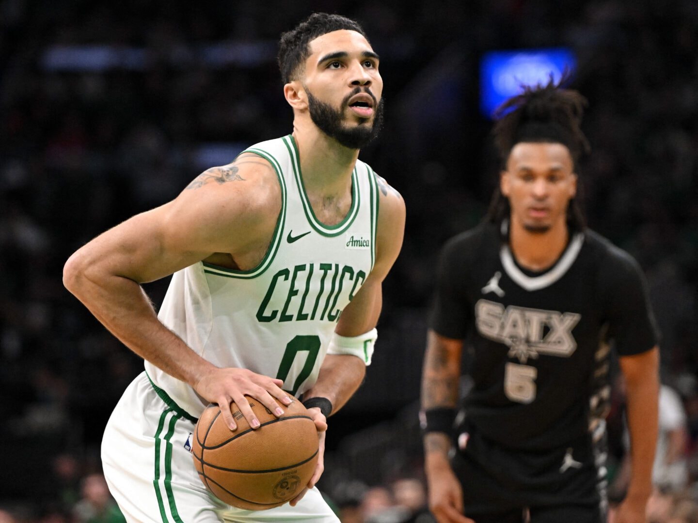 Jayson Tatum endures a rough moment at Jordan Brand Tour in China, highlighted by 10 straight missed free throws