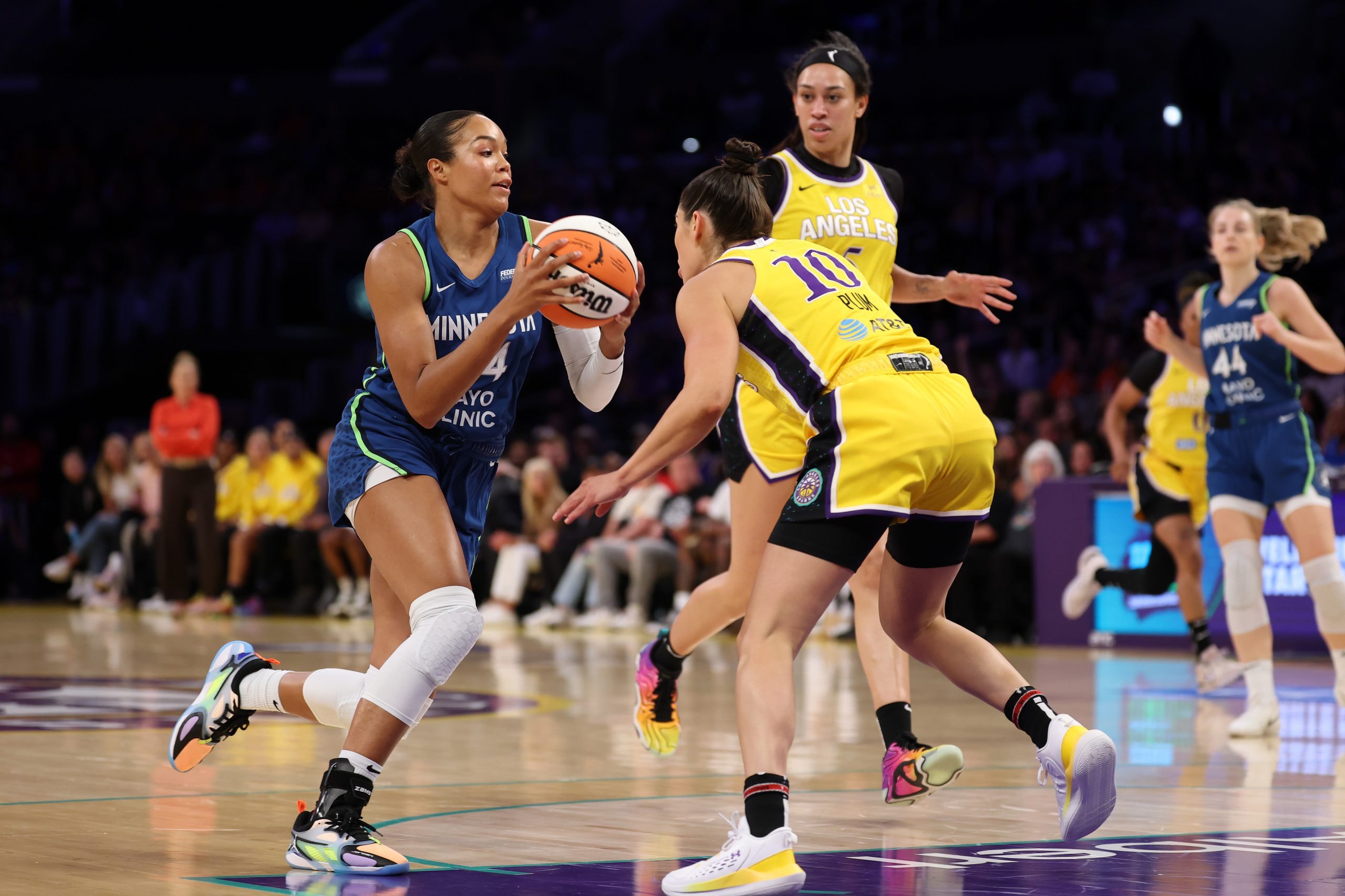 Napheesa Collier credits Olivia Miles with reshaping Minnesota’s offense after ankle setback