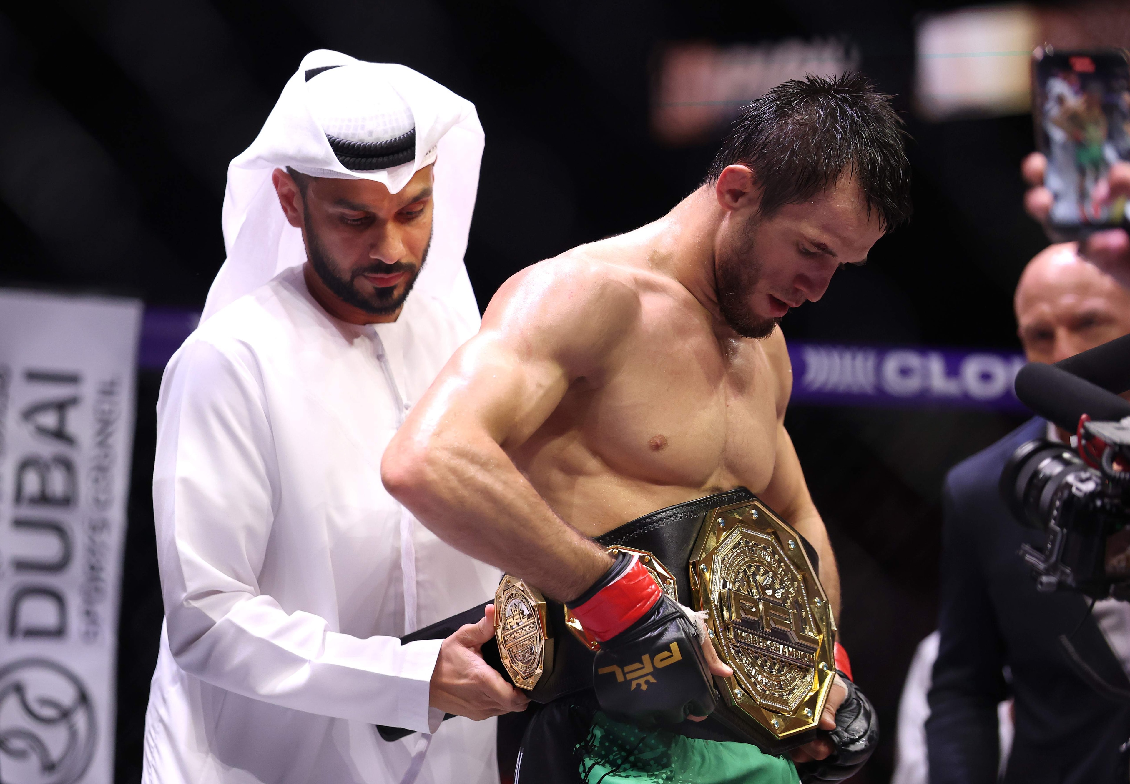 Usman Nurmagomedov offers a blunt assessment of the UFC lightweight scene