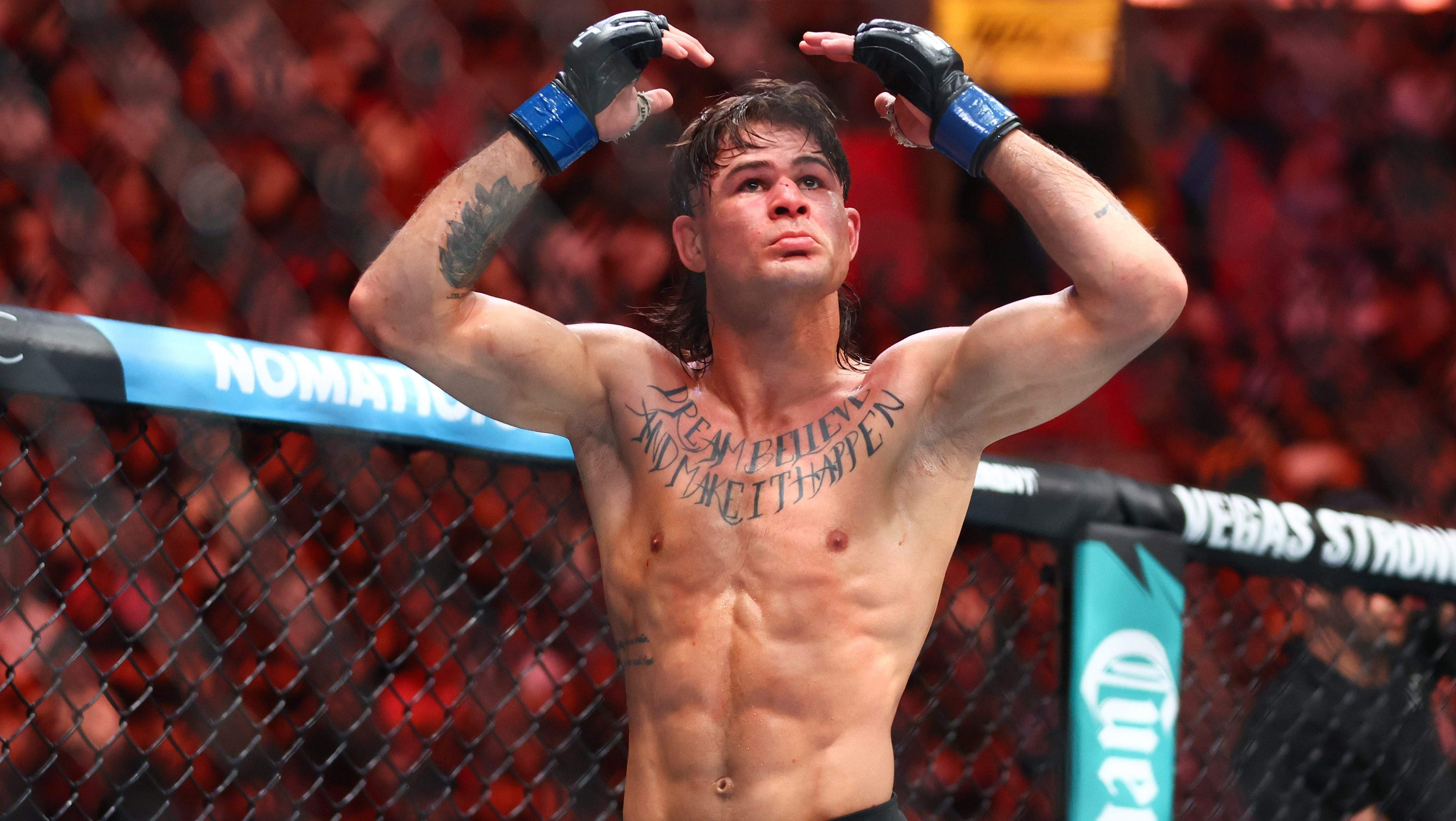 Diego Lopes says he wants Justin Gaethje next, but only if the BMF title is on the line