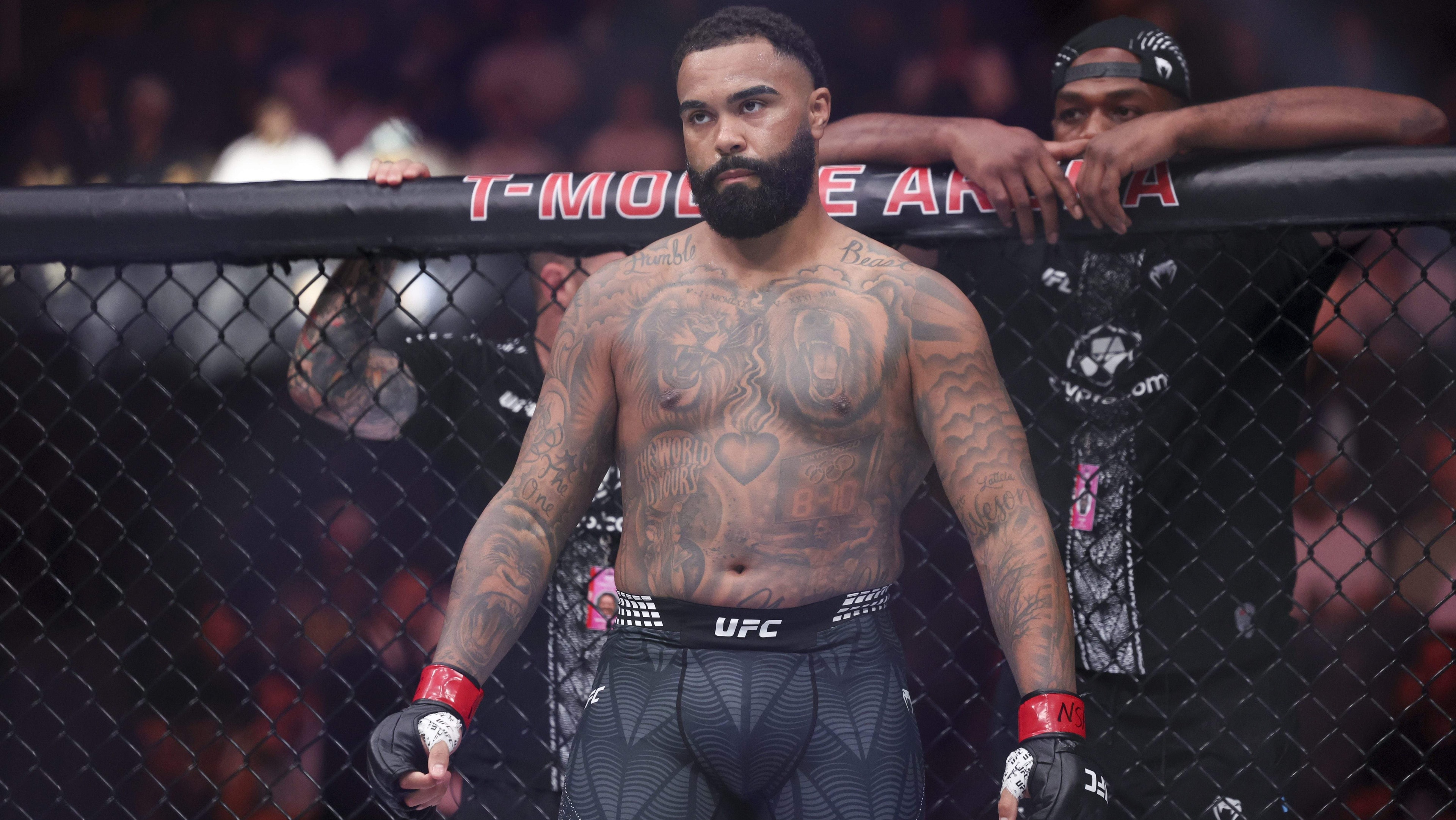 Gable Steveson turns his attention to Sean Sharaf as UFC 331 heavyweight clash nears