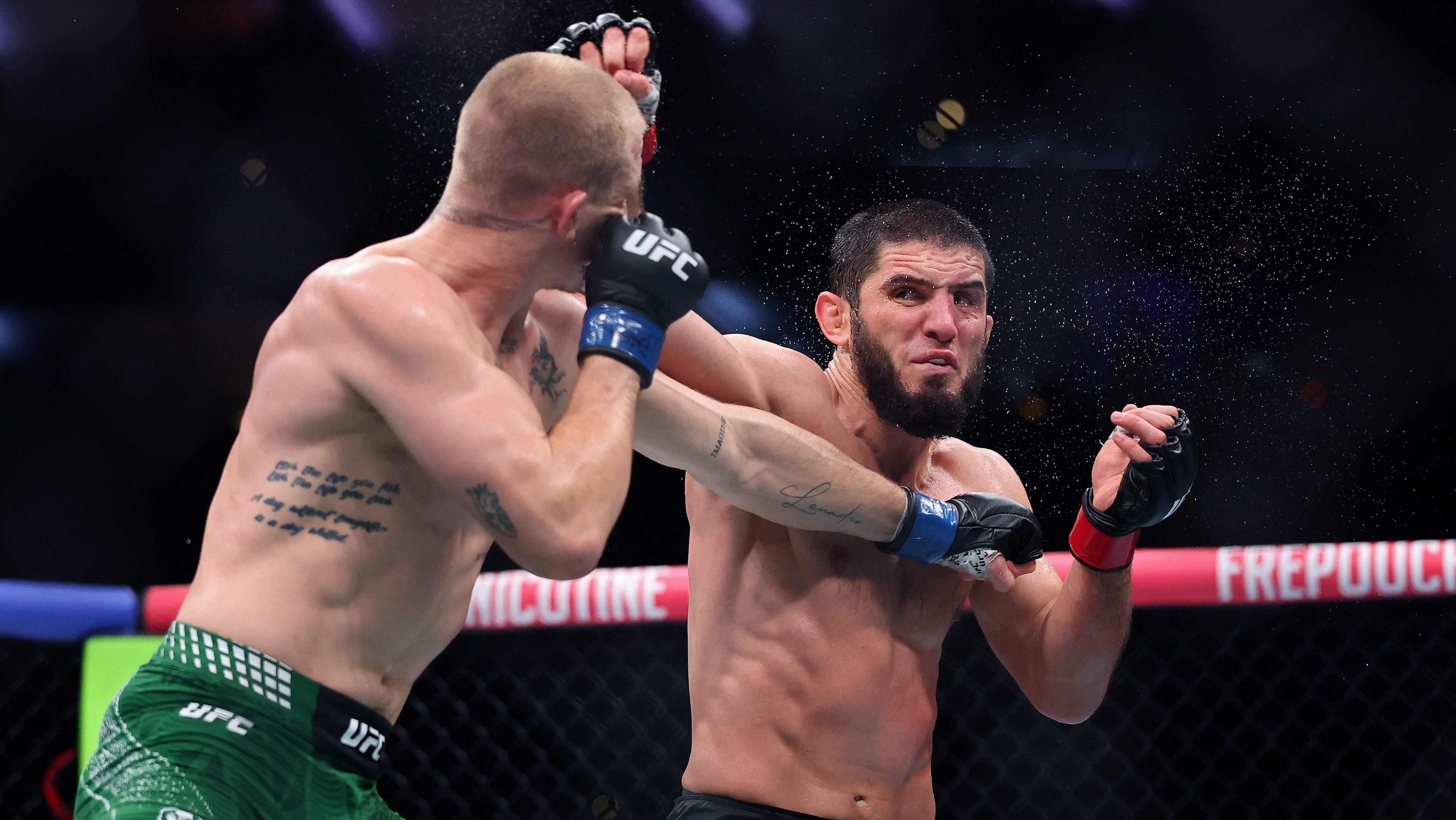 Islam Makhachev extends his UFC win streak to 17, defending his welterweight title in Philadelphia