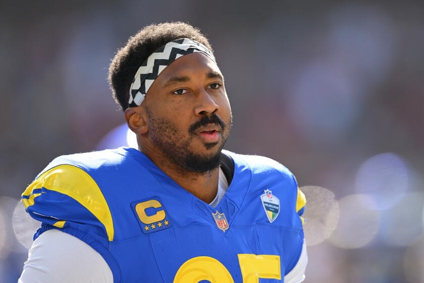 Sean McVay expects Myles Garrett to miss next week’s Rams practice window after IR eligibility