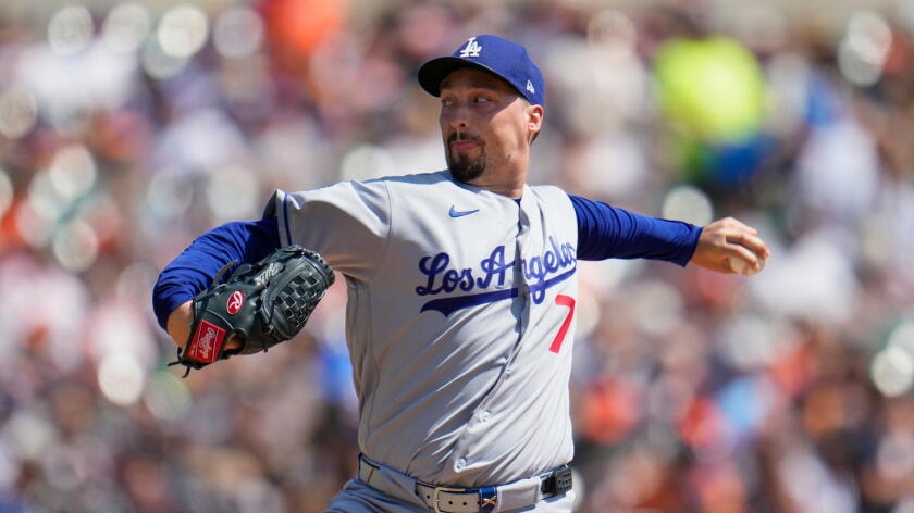 Blake Snell keeps it close, but Dodgers’ offense strands them again in one-run loss to Tigers