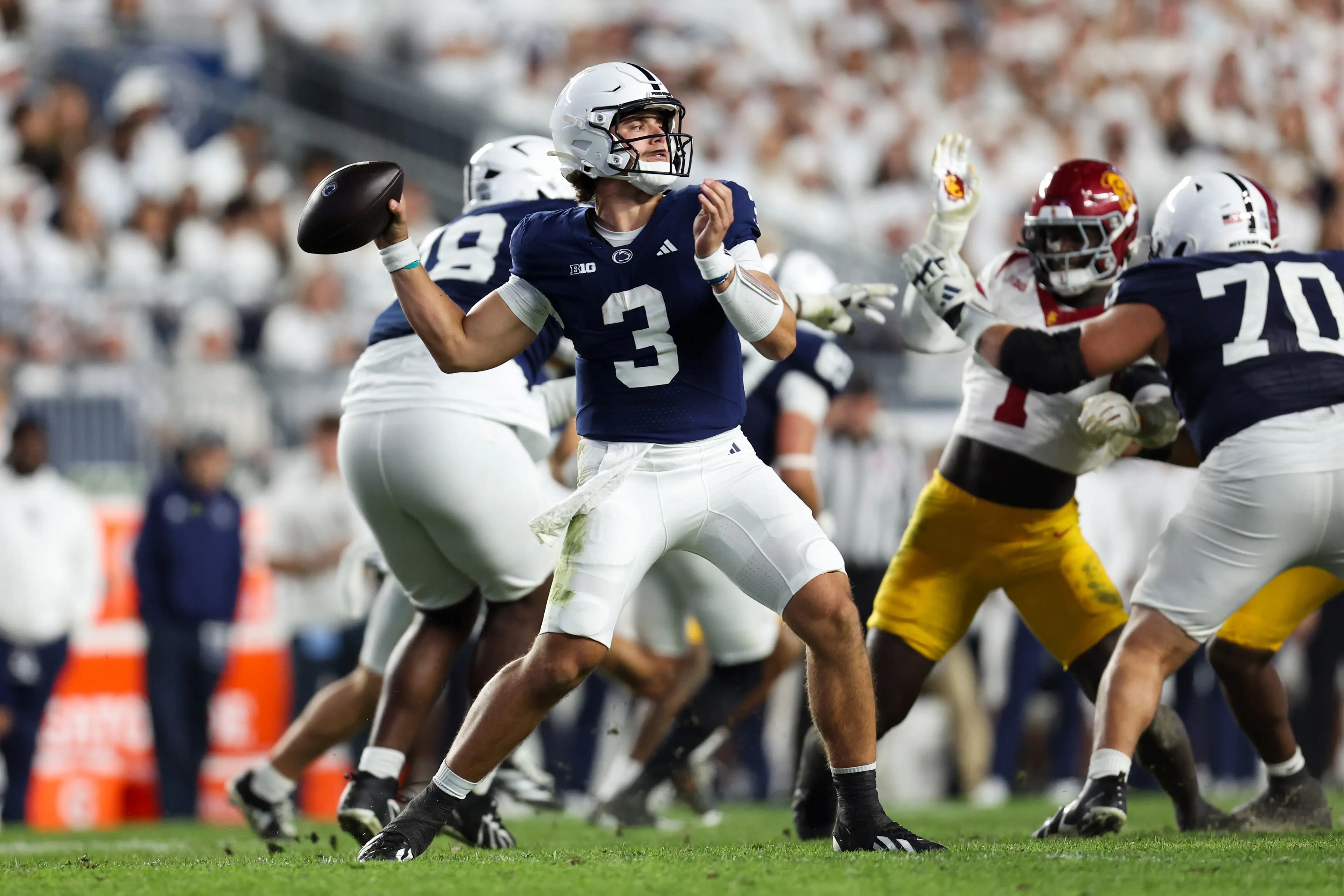 Penn State’s late push nearly erases USC setback, but a Brett Eskildsen fumble ends it