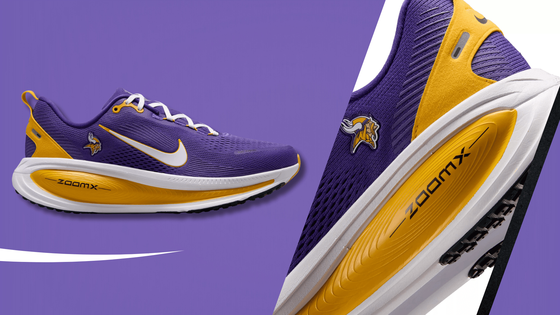 Nike Vomero 18 lands for Minnesota Vikings fans as the 2026 season becomes a focal point