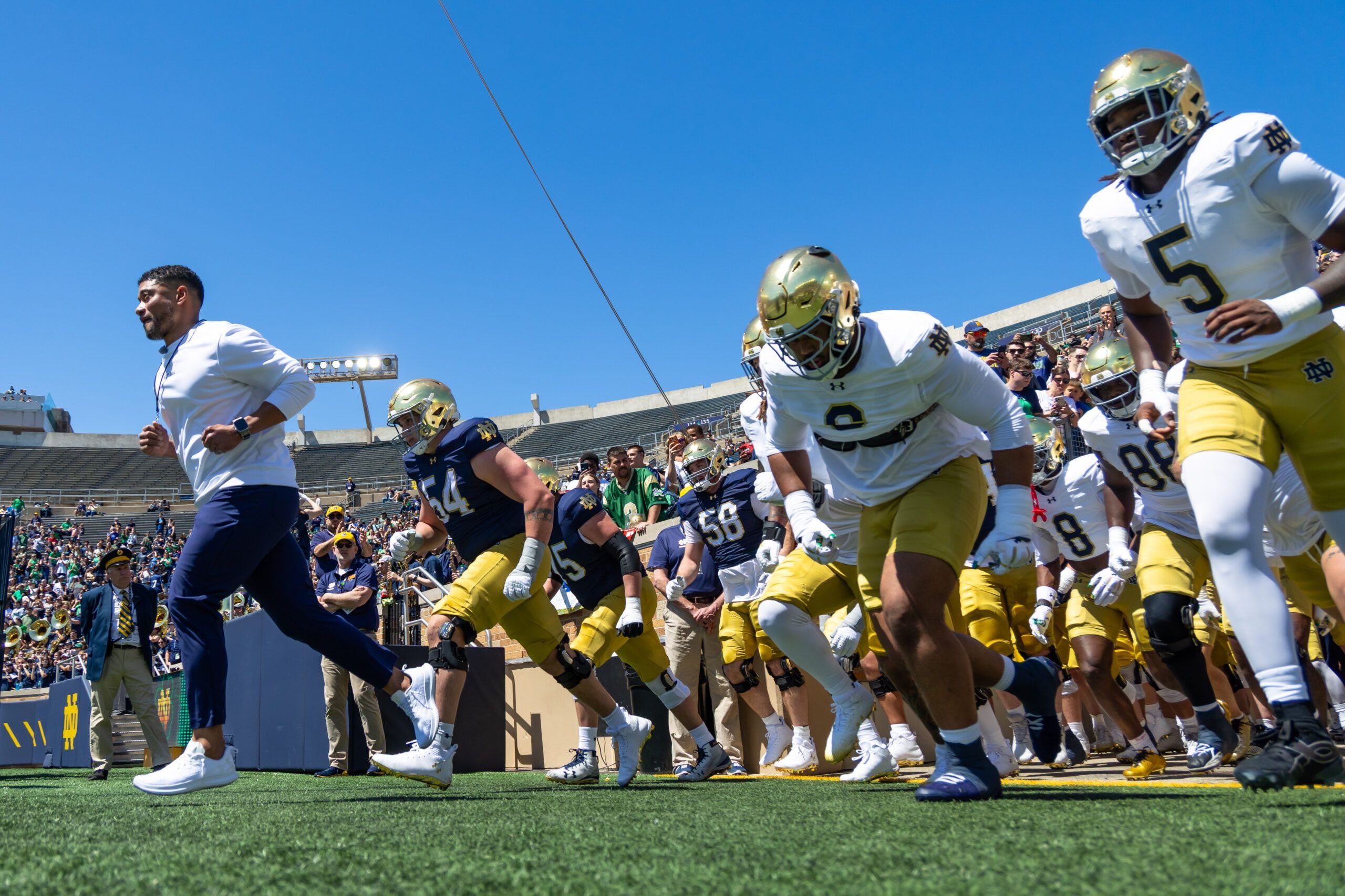 Analyst flags postseason risk for Marcus Freeman’s Notre Dame, pointing to a recurring flaw