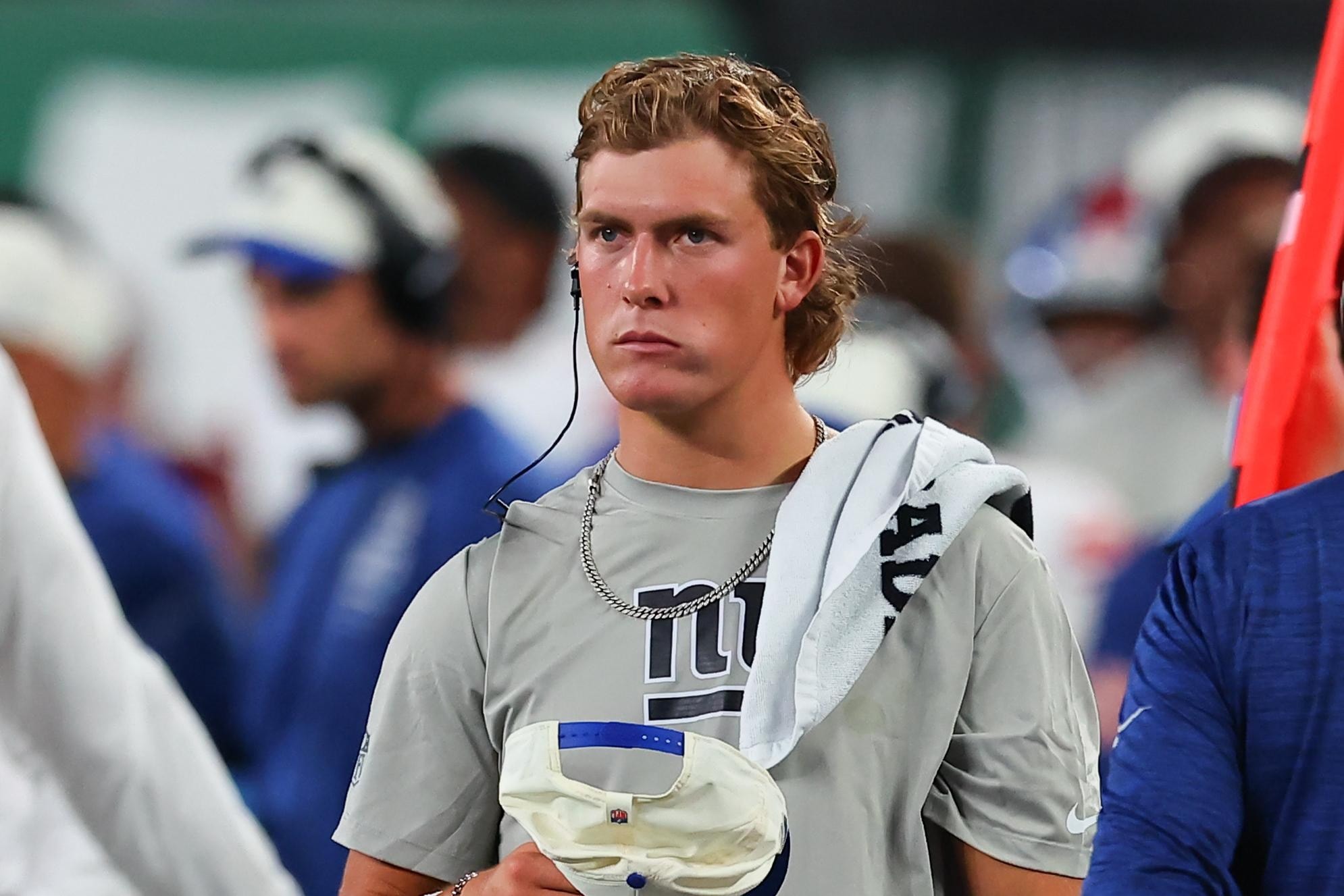 John Harbaugh says Giants will open vs. Cowboys without Jaxson Dart facing live reps for nearly a month