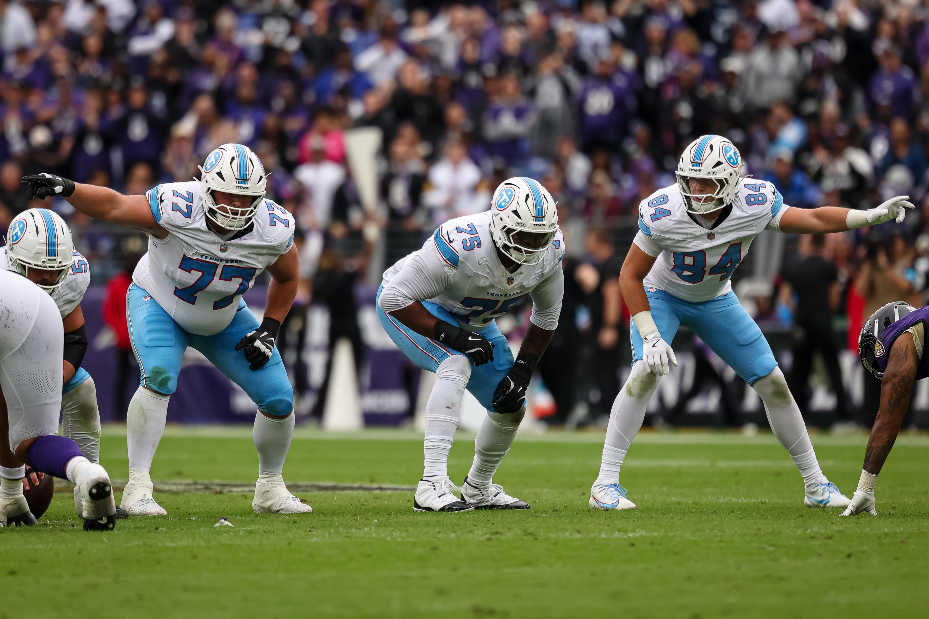 Titans offensive line “comes back down to earth” in Week 5 after Texans test
