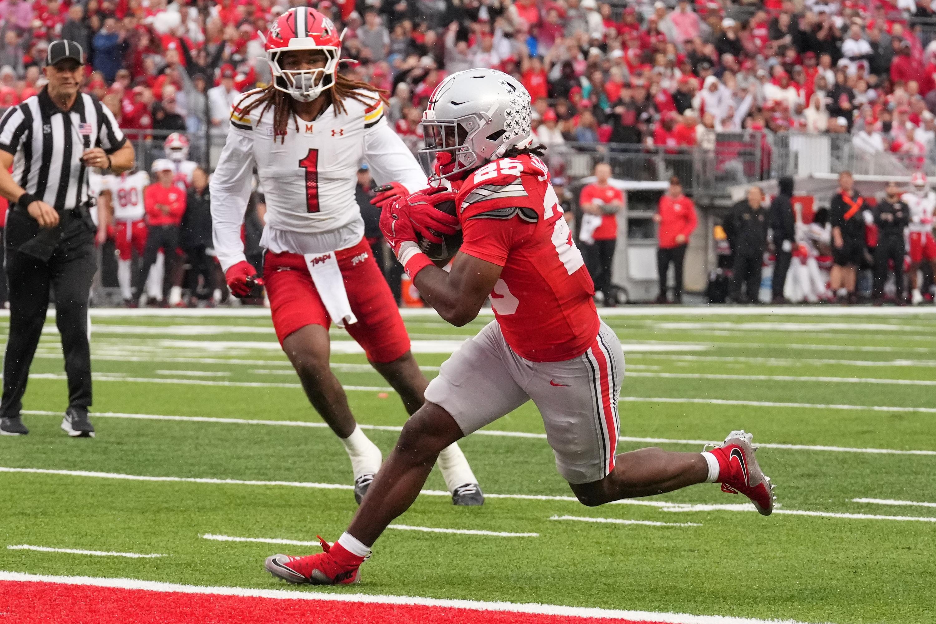 Ohio State defense limits Maryland’s offense in 45-16 win, setting up Indiana showdown