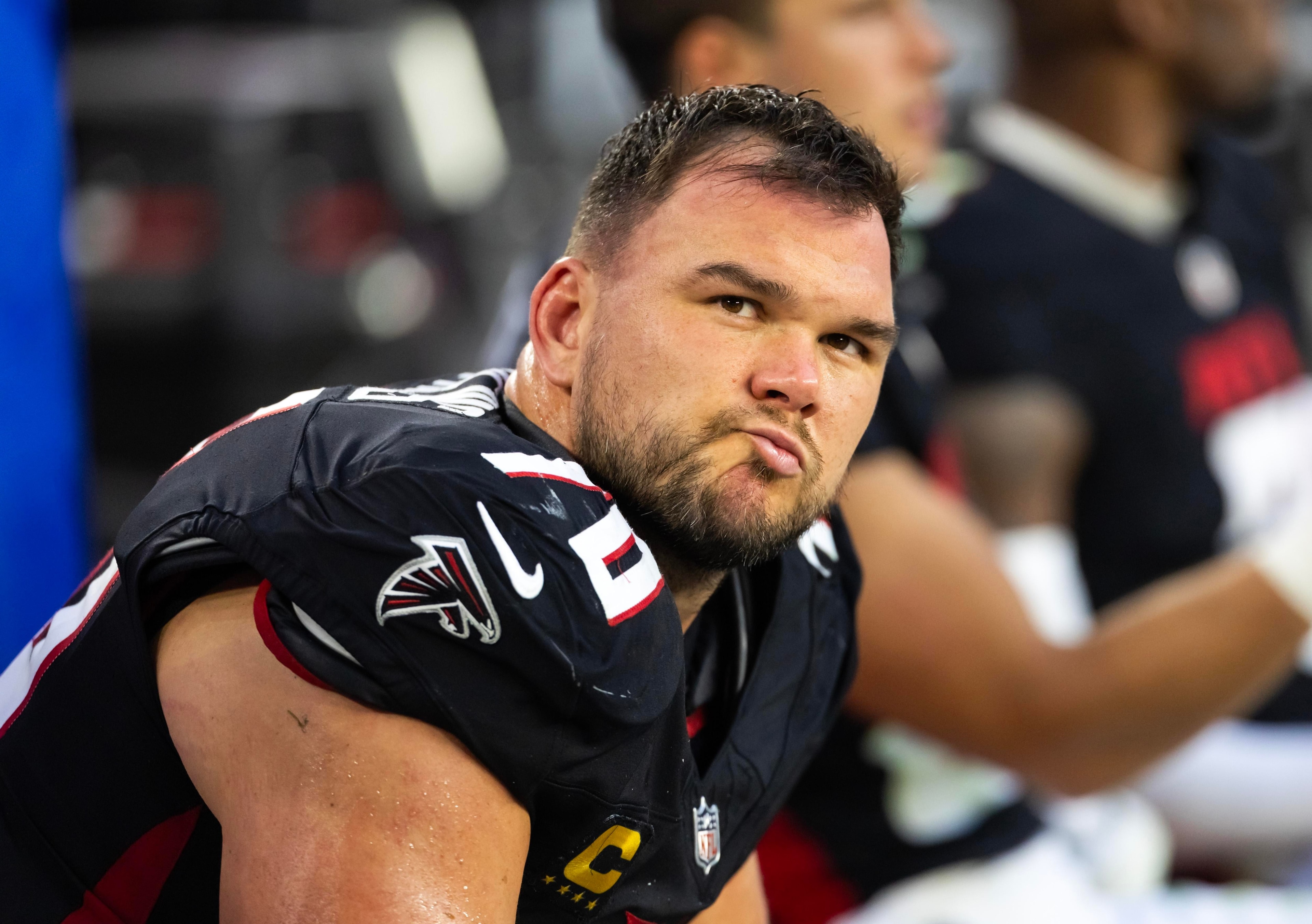 Falcons-Ravens injury report puts Jake Matthews’ groin at center stage for Atlanta’s Sunday evening plan