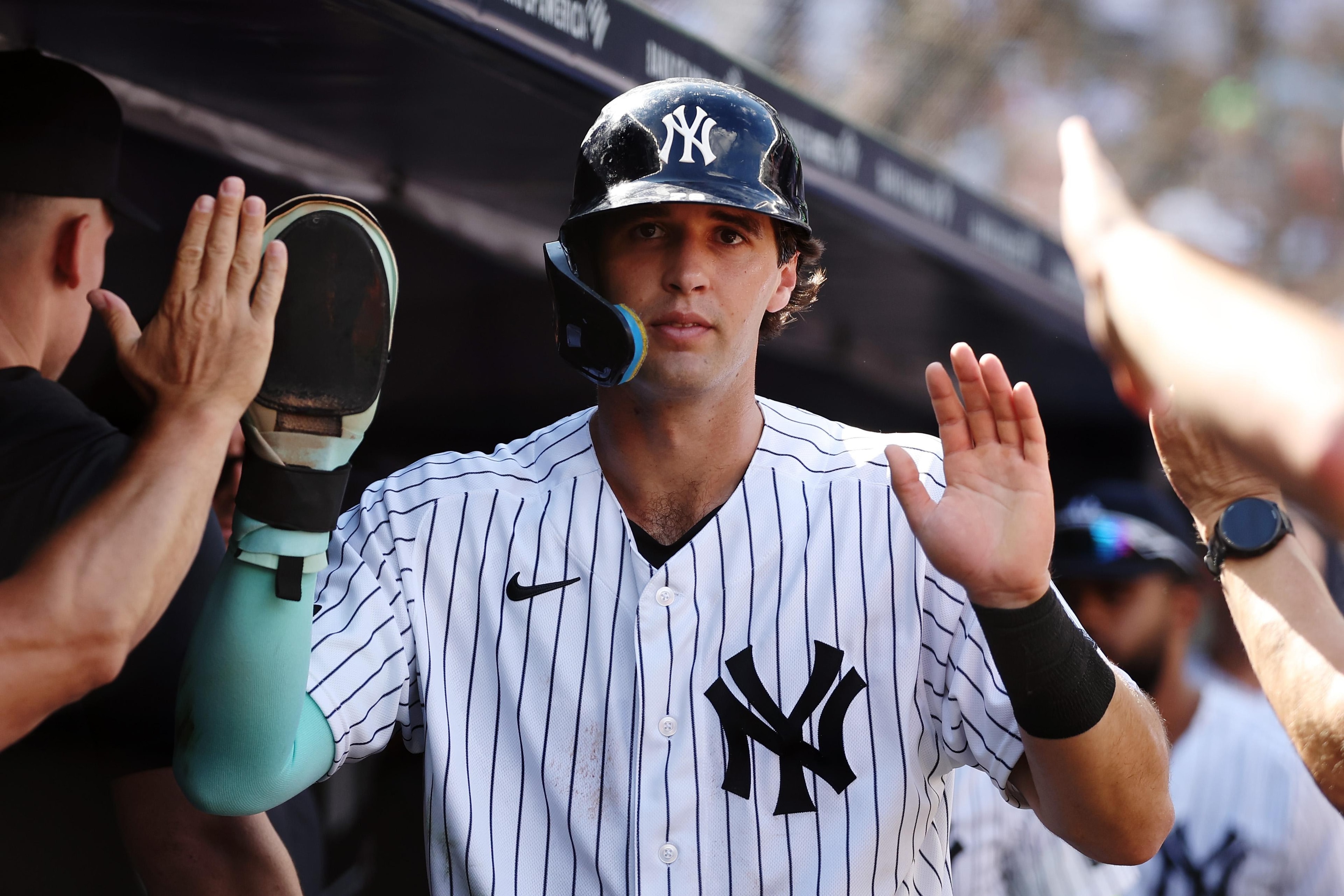 Spencer Jones keeps showing up, as the Yankees lean on a raw left-handed bat