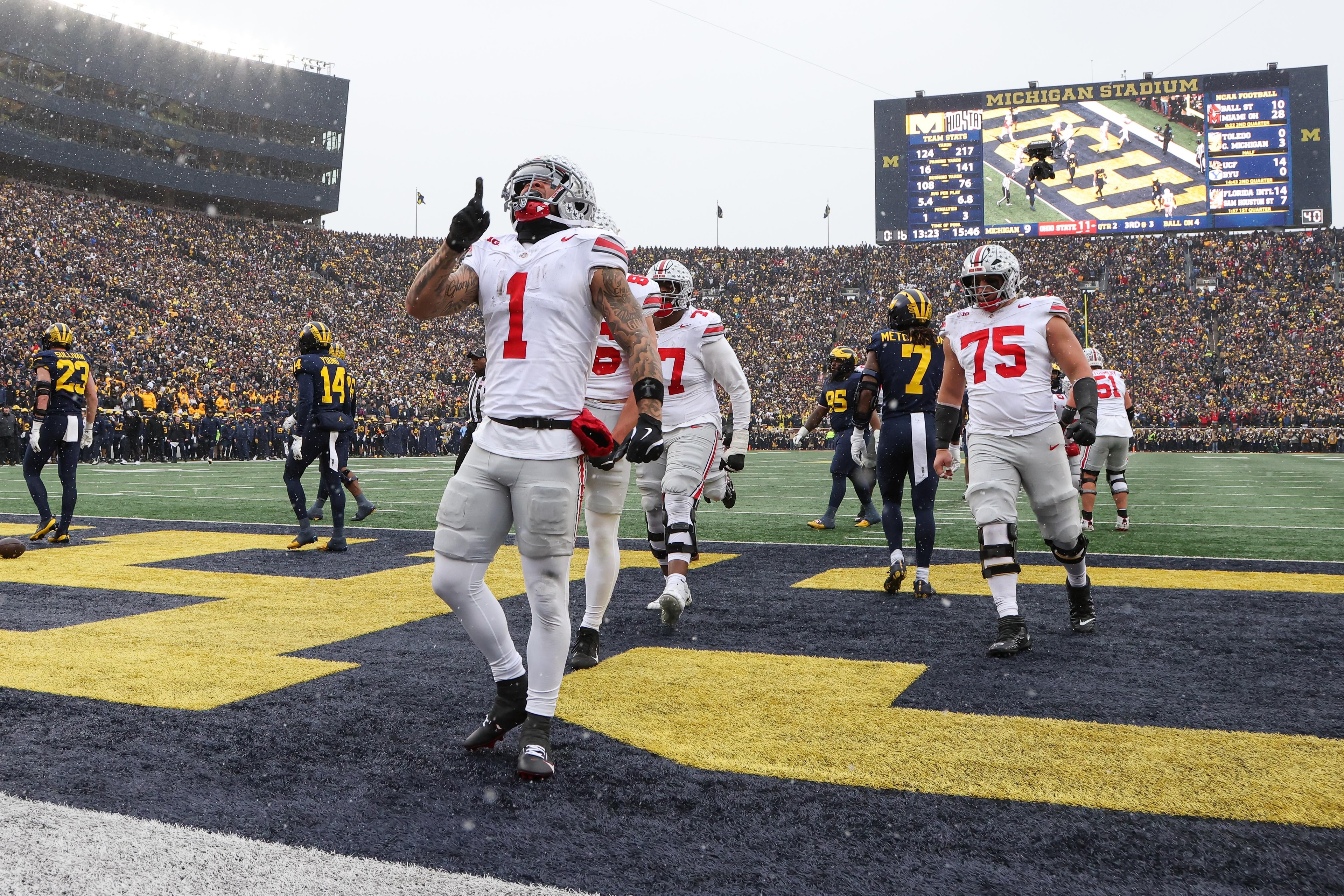 Ohio State receiver Brandon Inniss earns the Block “O,” adding a new symbol to an expected breakout