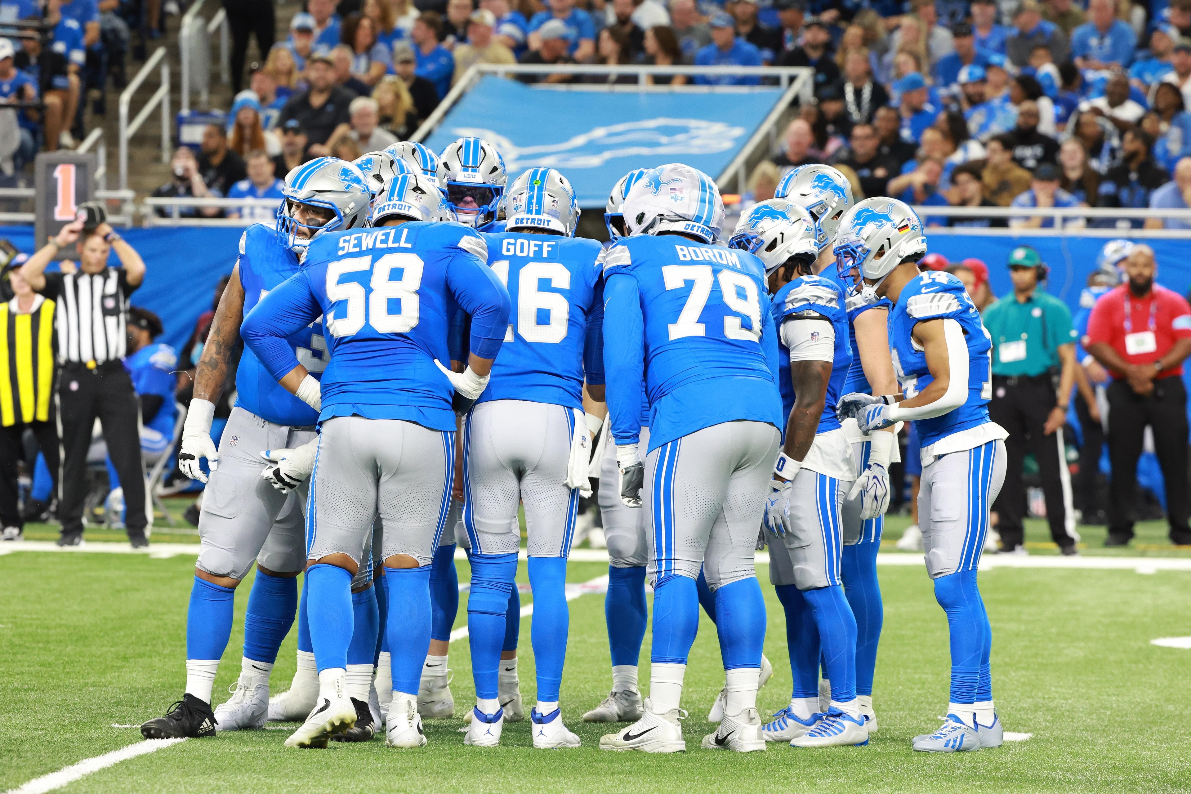 Lions hit the bye with positional self-scout, using PFF grades to measure where their starters stack up