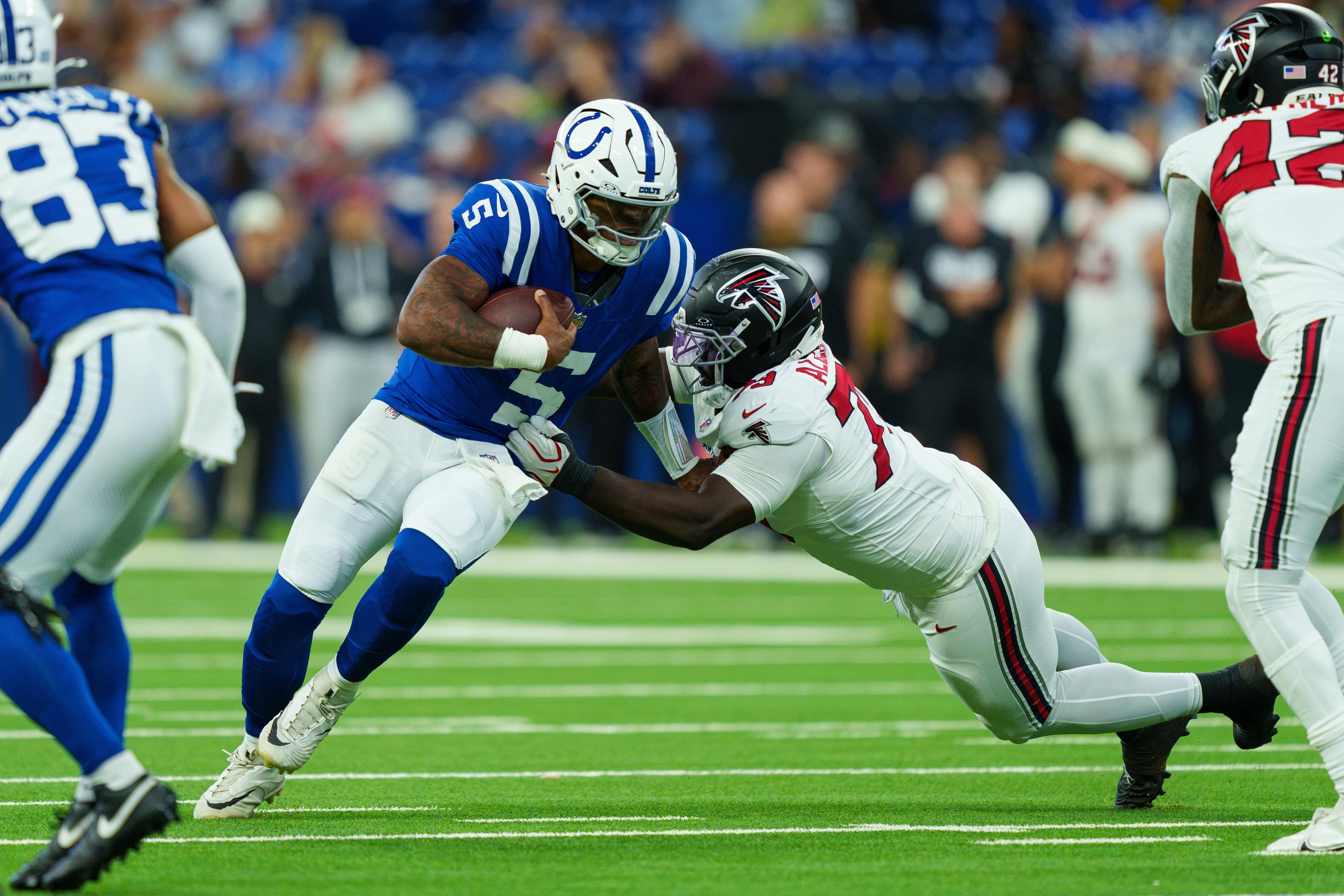 Colts QB competition: Anthony Richardson’s path to QB2 isn’t closed, with Riley Leonard in the mix