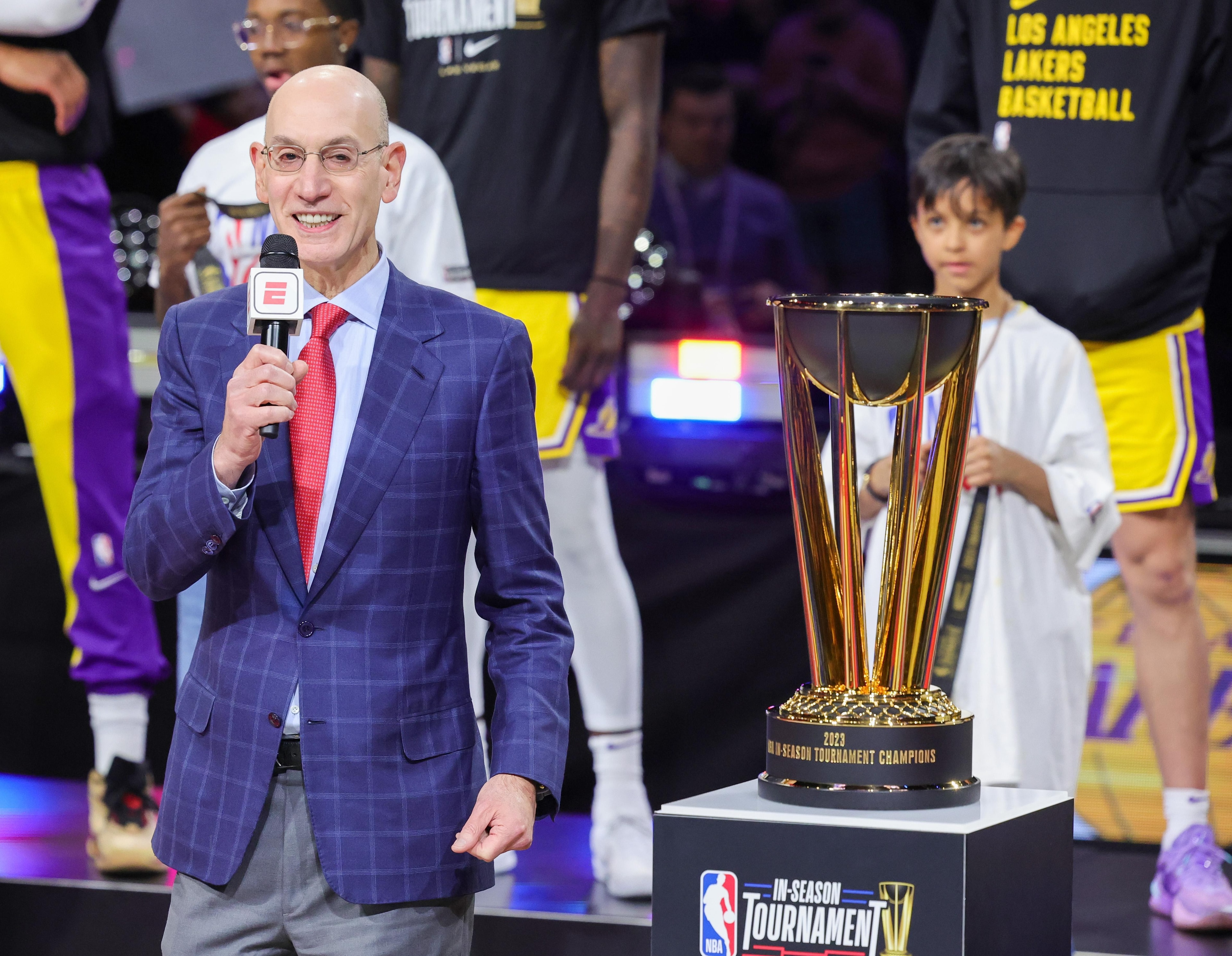Adam Silver moves to address the Buss family drama tied to the Lakers