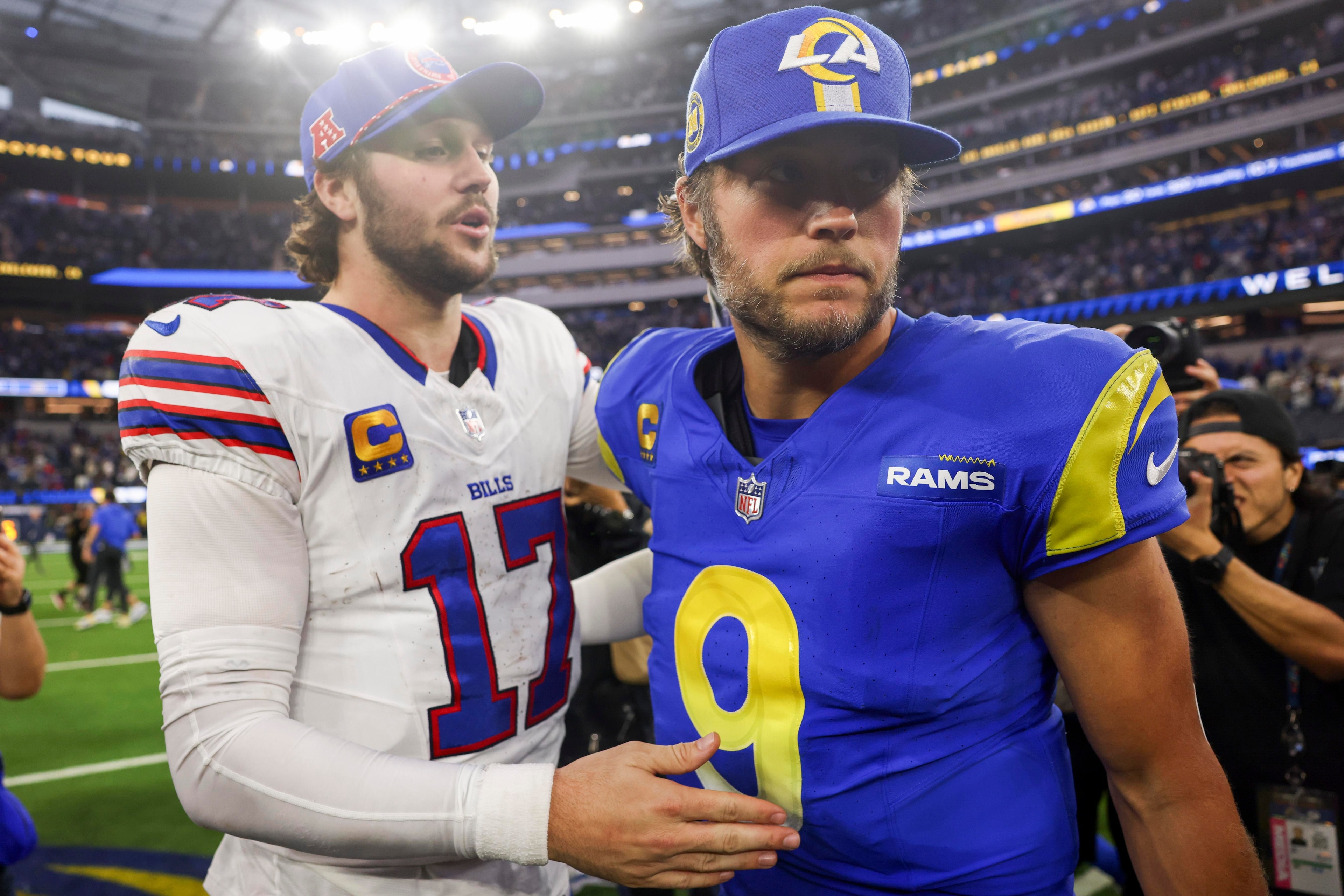 Rams-Bills MNF narrative centers on Matthew Stafford and Josh Allen