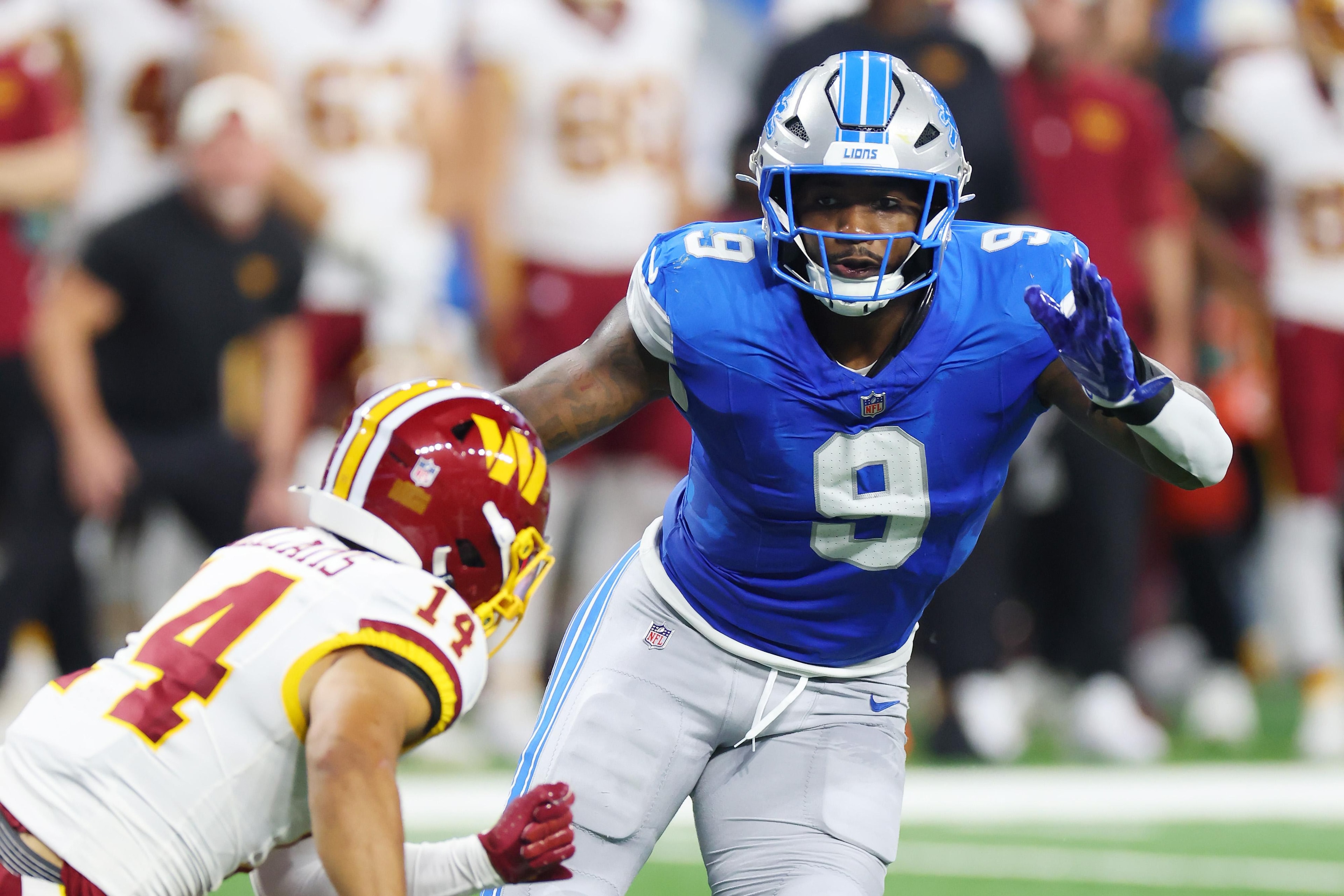 Lions film review spotlights rookies Derrick Moore and Skyler Gill-Howard as run defense building block