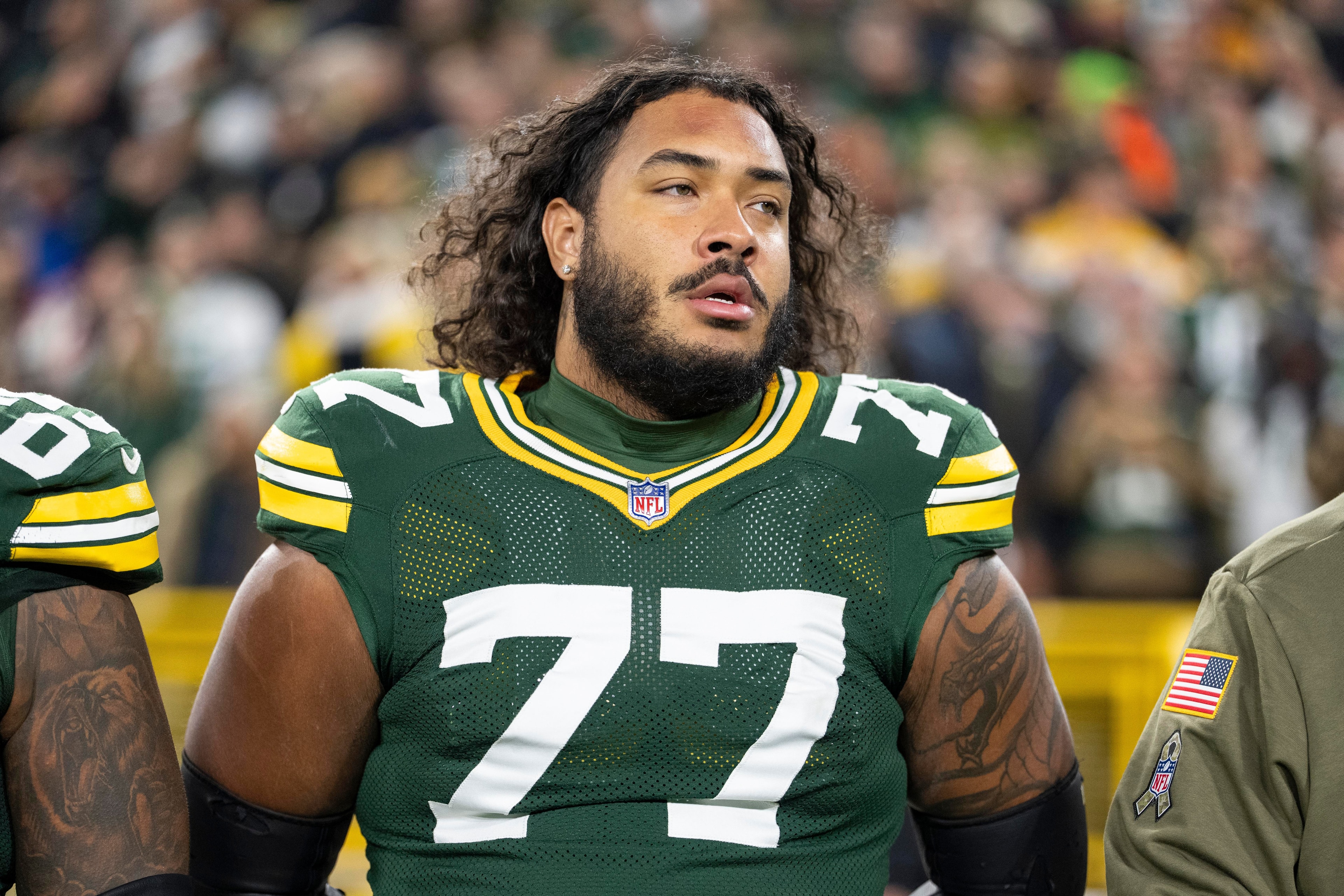 Jordan Morgan returns to left tackle, making the case for the Packers’ starting spot