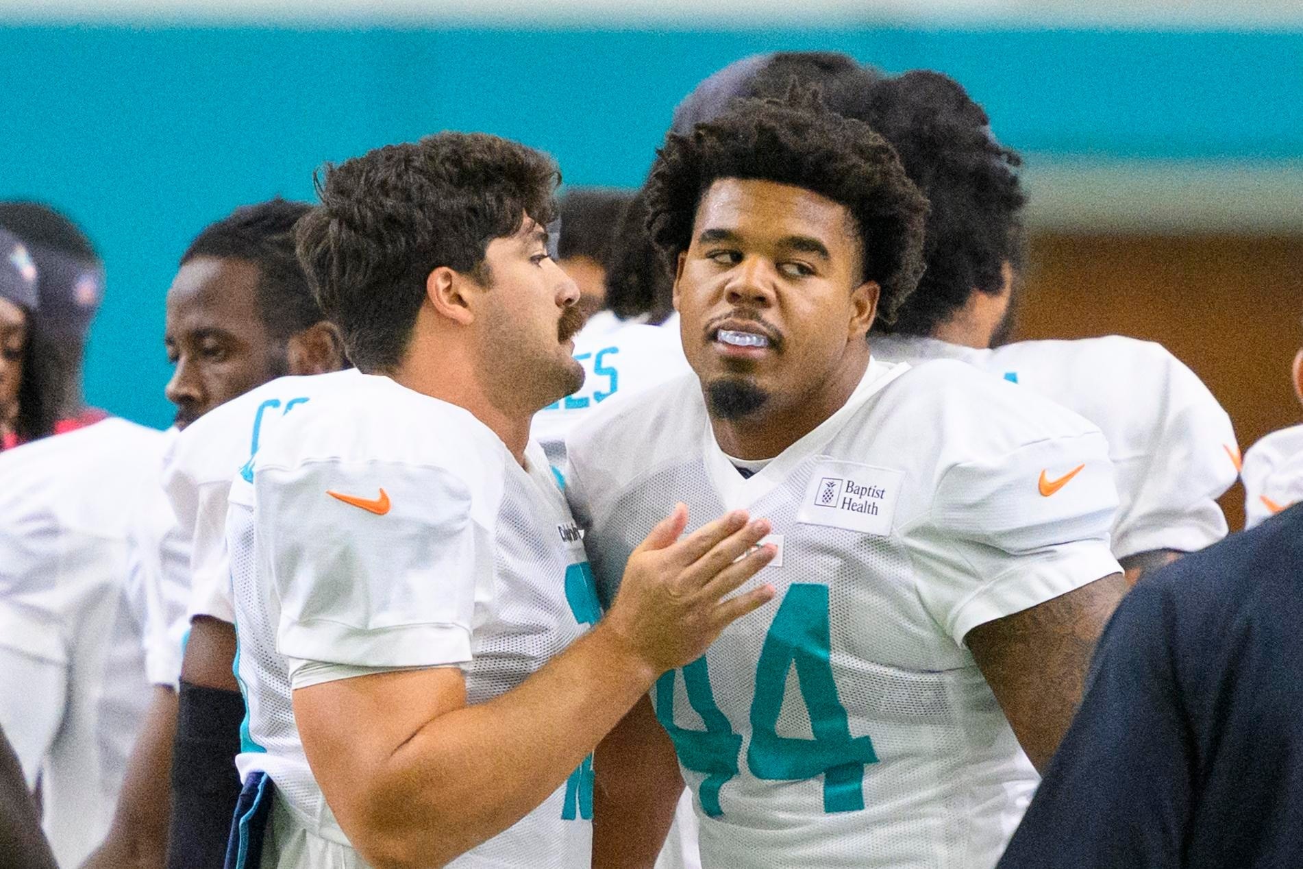 Dolphins-Giants joint practice turns up heat as Miami begins Week 2 of the 2026 preseason with roster decisions looming