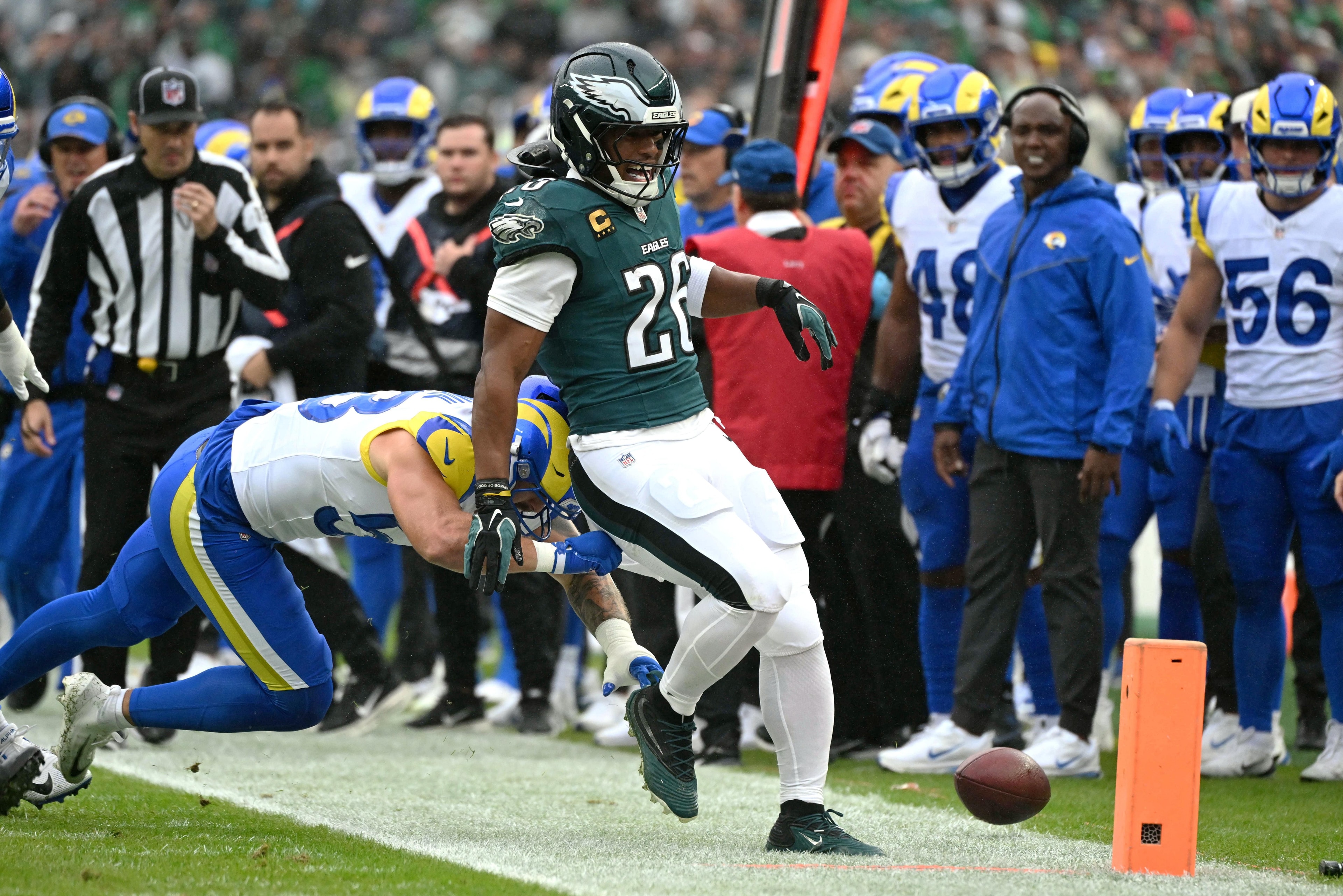 NFL fines Rams linebacker Nate Landman $11,111 for second defenseless-player hit of season