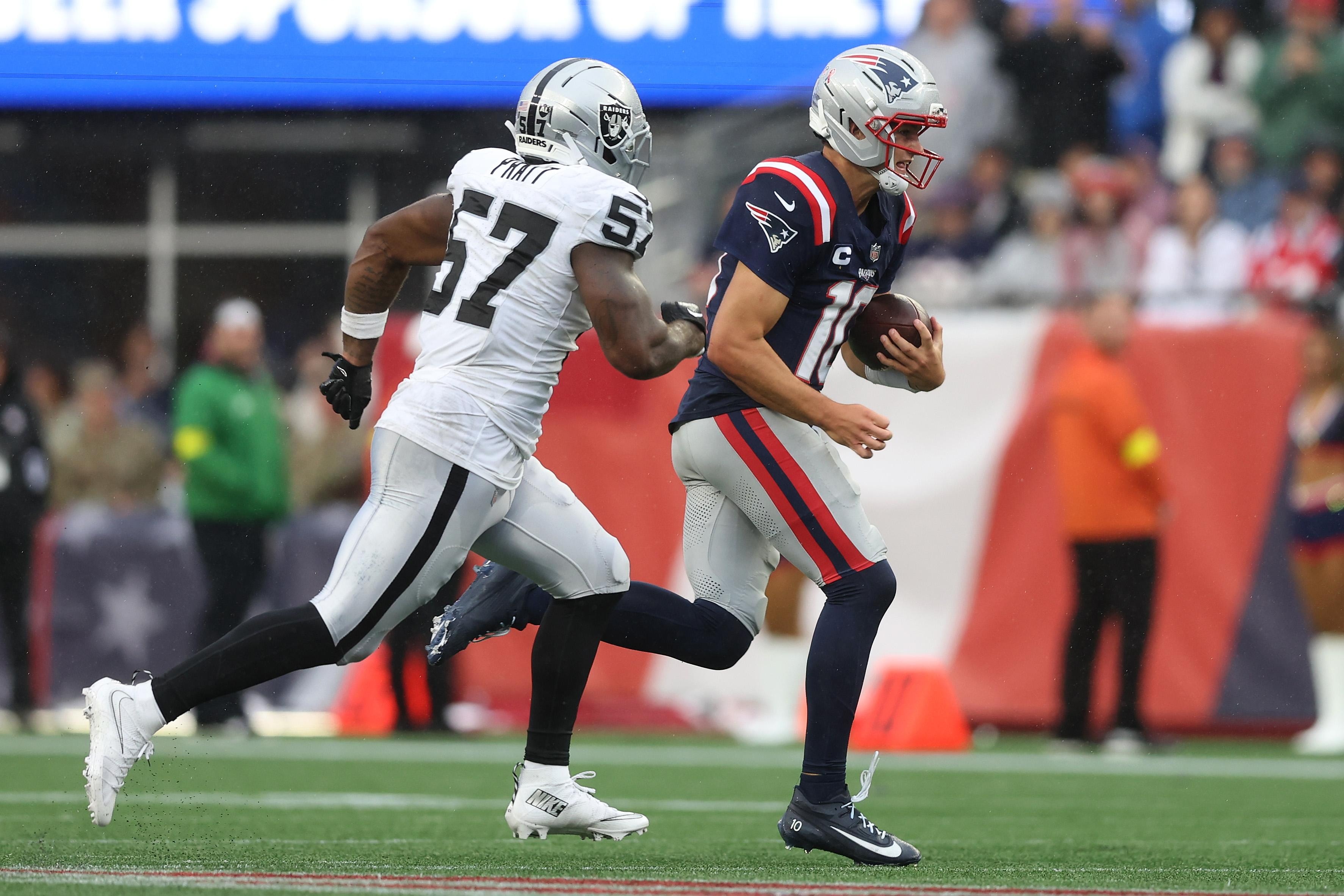 Weather watch for Patriots-Raiders: a wet repeat is possible, but conditions may stay mostly playable