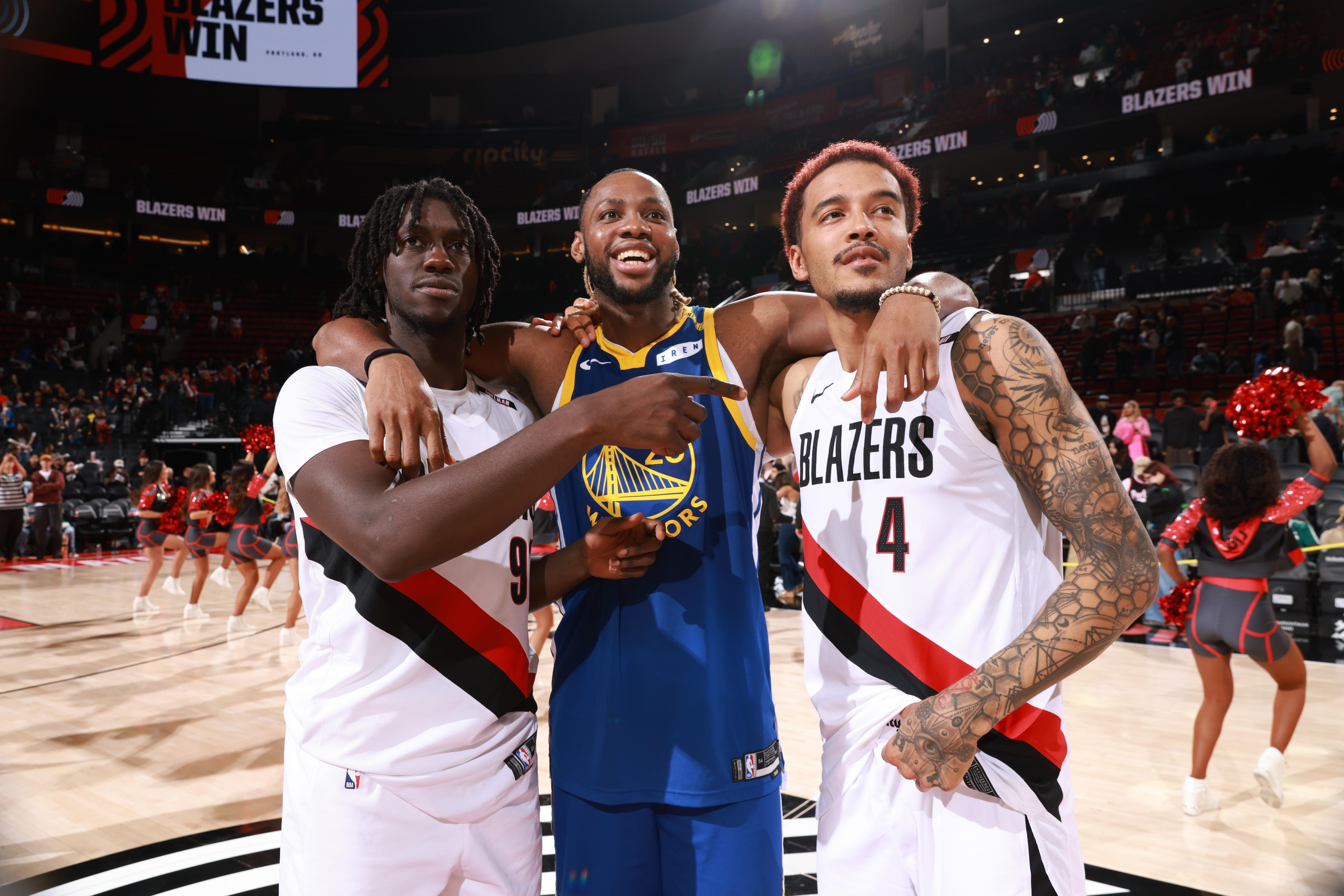 Warriors’ early rotation test in Portland ends in a 123-118 loss to the Blazers
