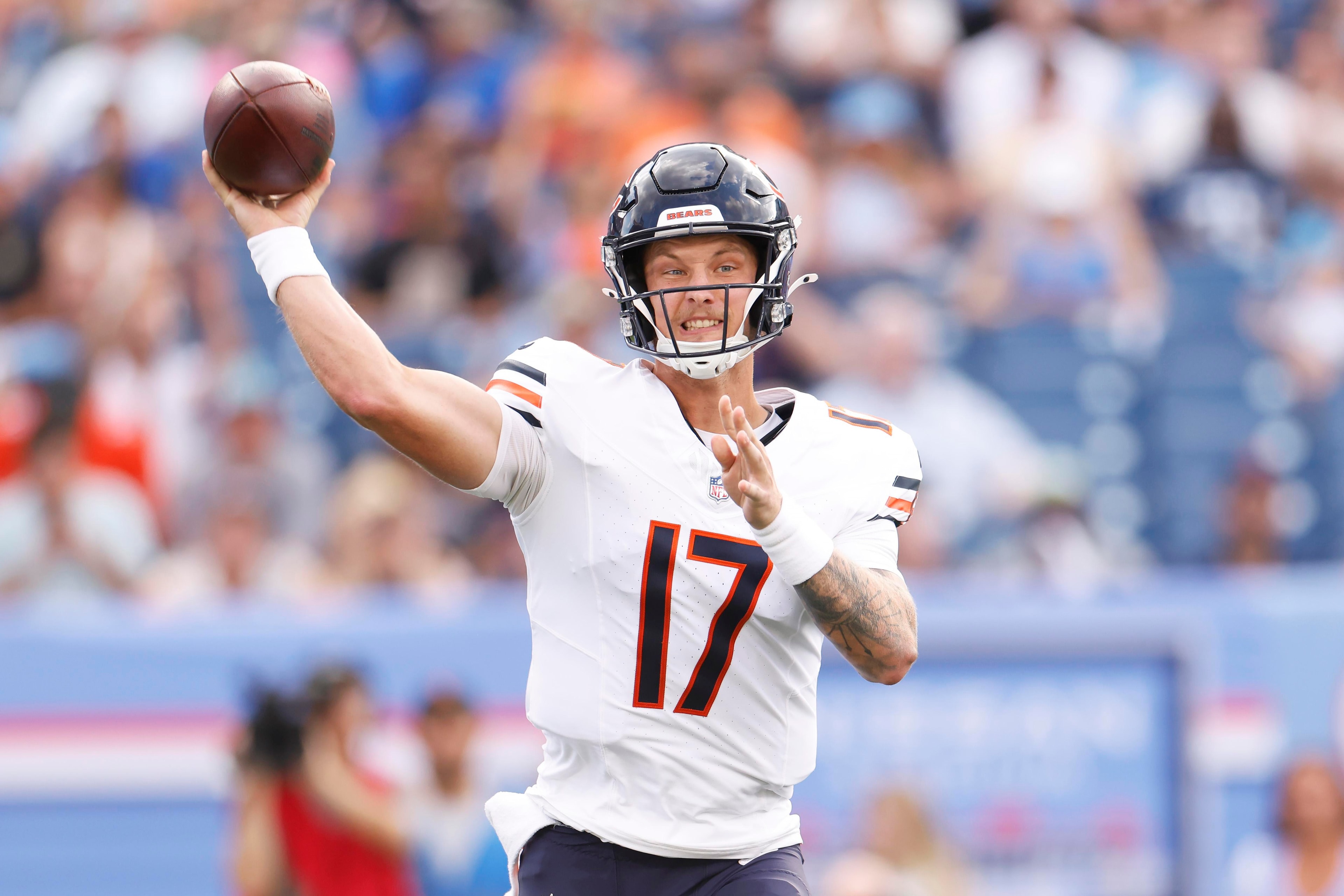 Bears finish preseason strong with 24-15 win over Titans, lifting Ben Johnson to 4-1-1 mark
