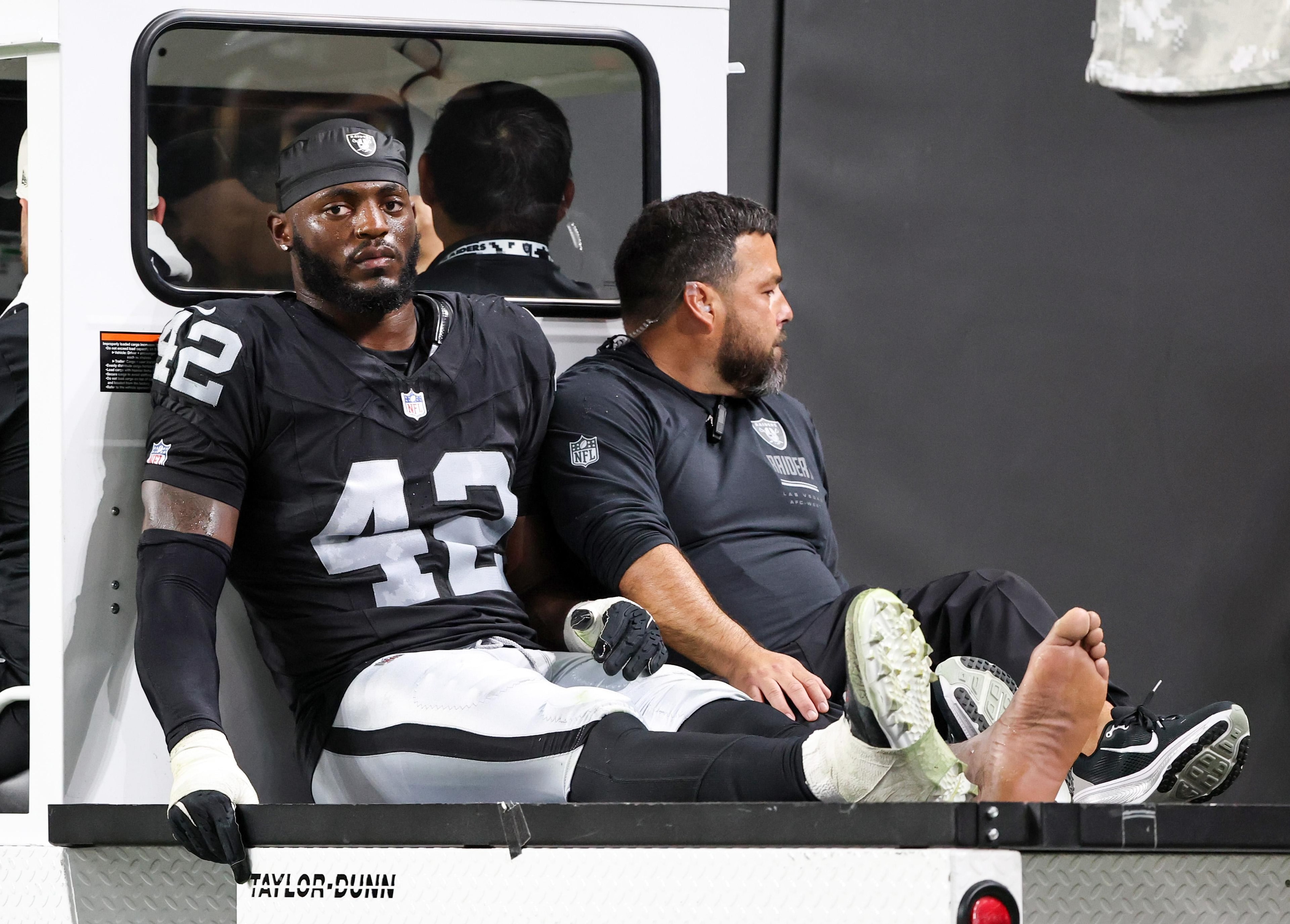 Raiders rookie Keyron Crawford placed on season-ending injured reserve after ankle injury