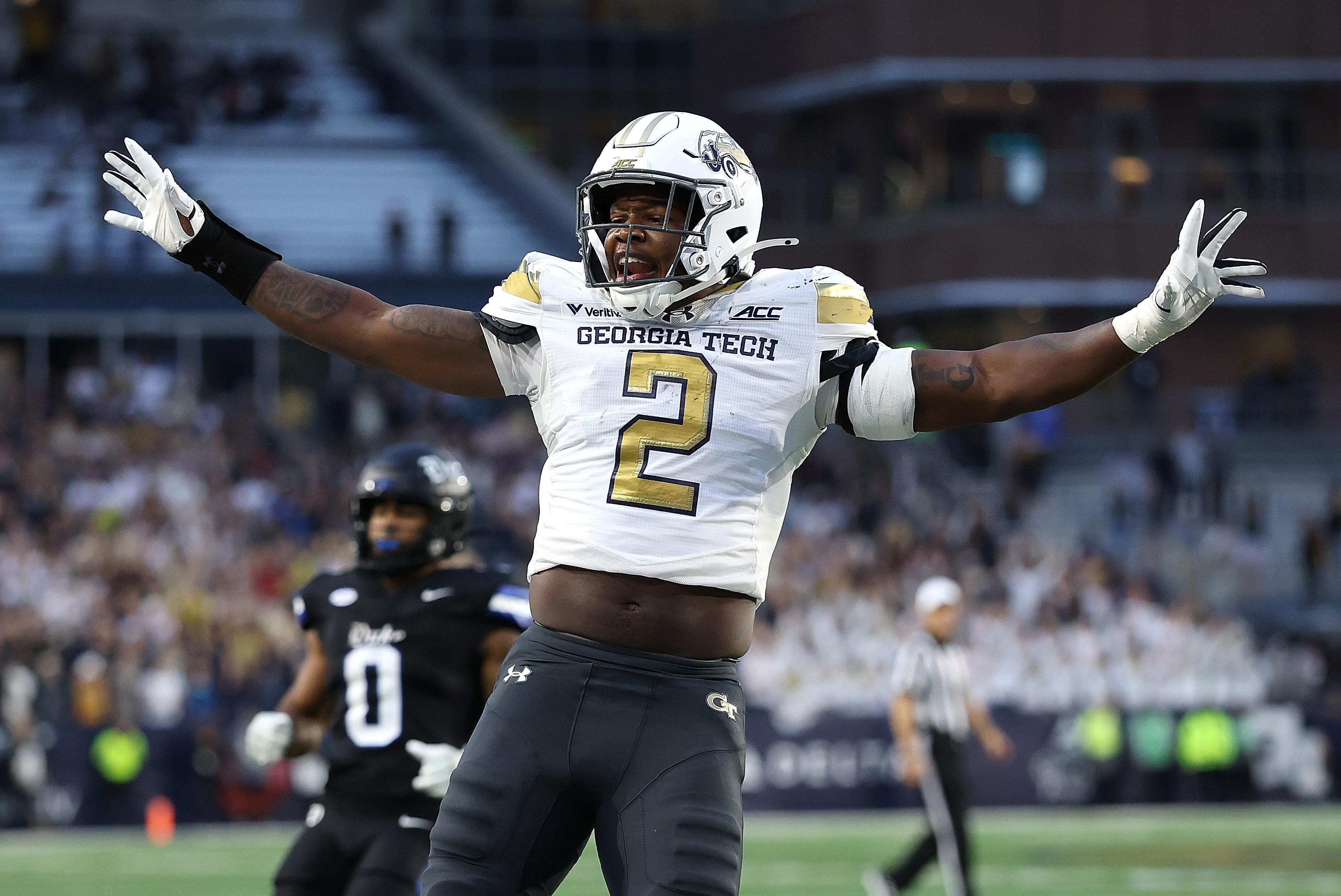 Georgia Tech edges Duke 28-25 in rain, snapping a long wait for a Power 4 win