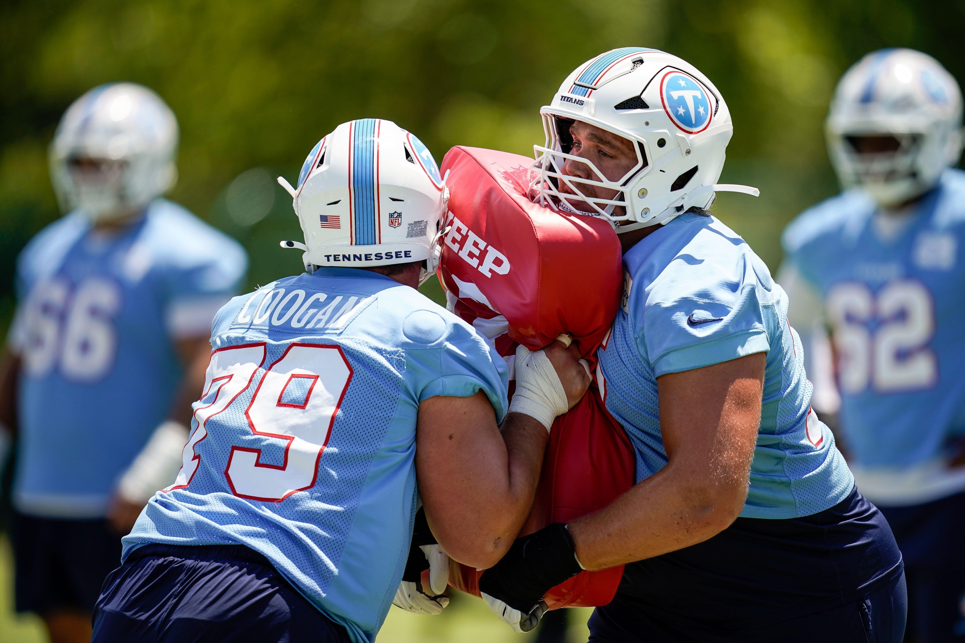 Titans finalize initial 53-man roster, with veteran guard Cordell Volson and WR Bryce Oliver among reported cuts